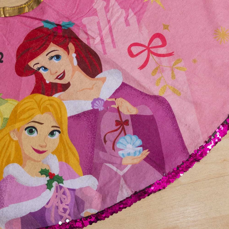 FALDA DE ÁRBOL NAVIDEÑO PANADECOR PRINCESAS POLIÉSTER 108CM - 2