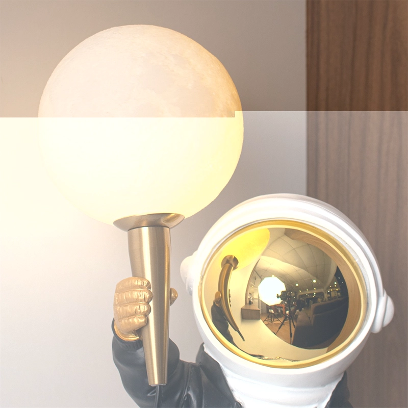 LÁMPARA DE MESA PANADECOR ASTRONAUTA POLIRESINA 45CM - 3