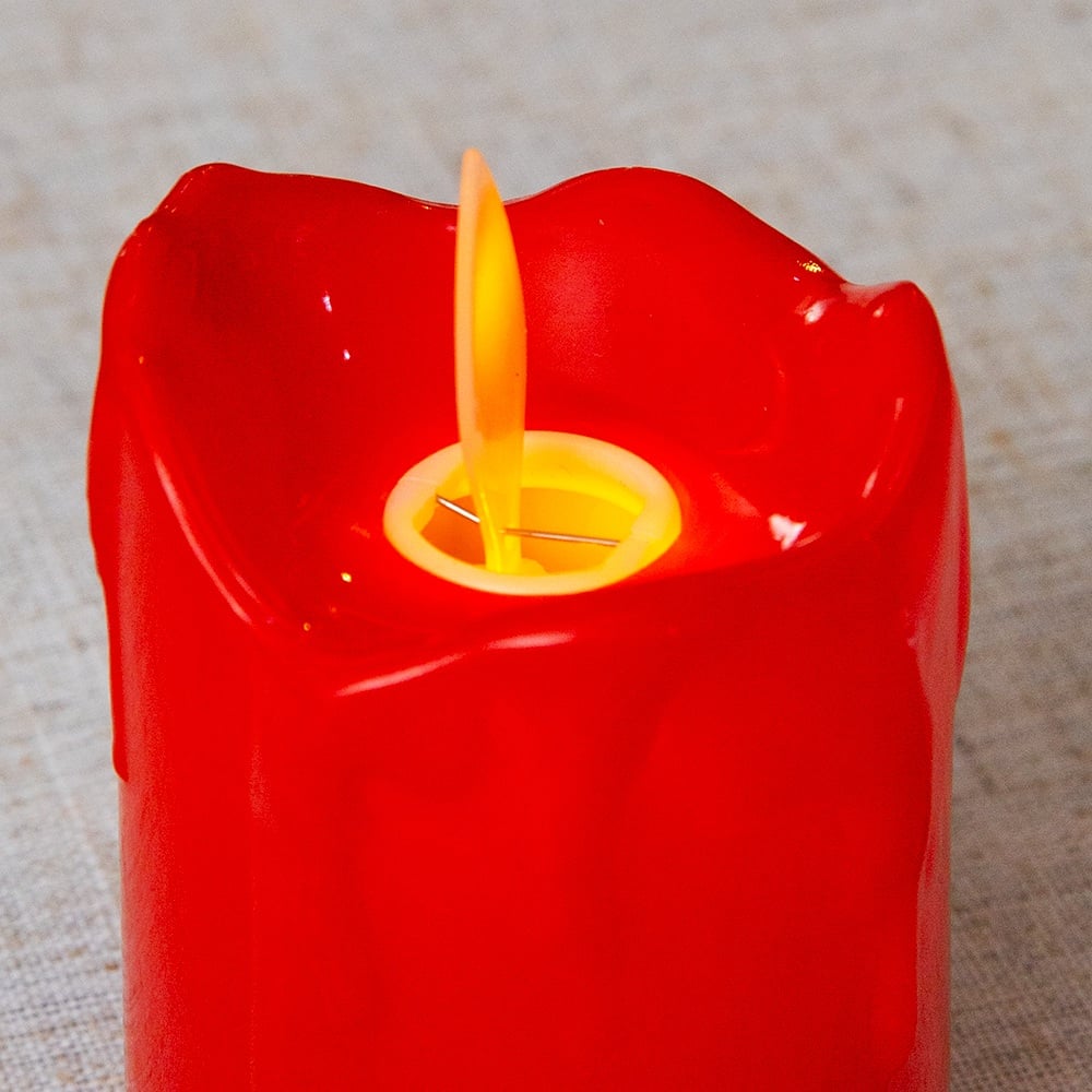 Velas Led Rojo S Set x 12 - 2