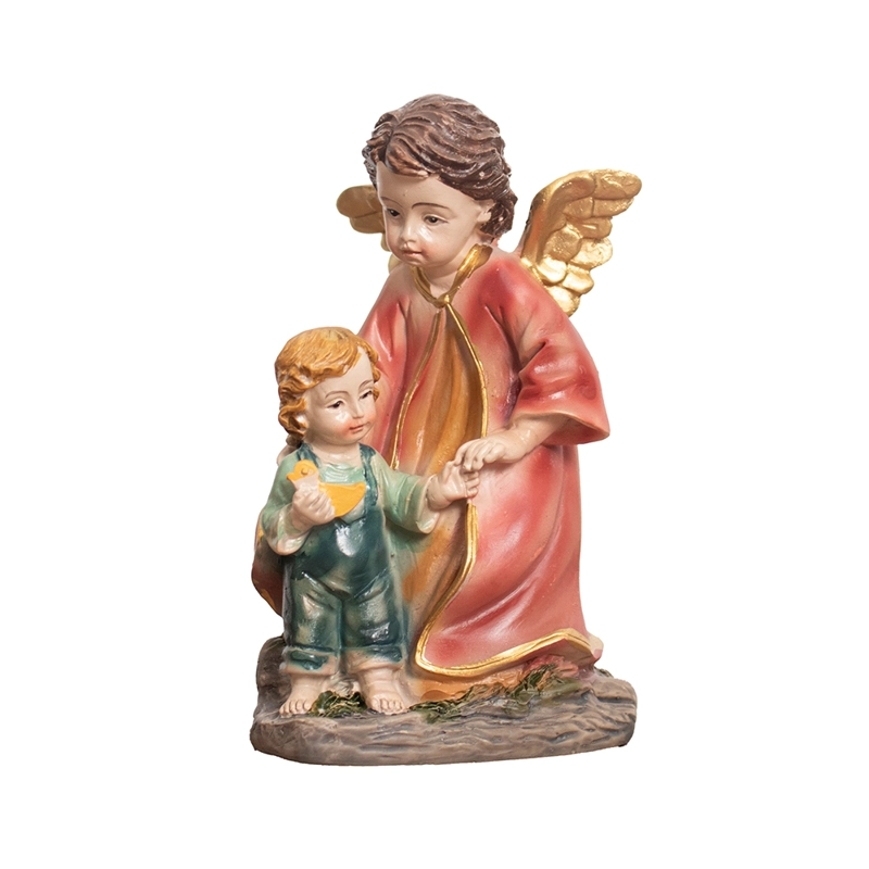 ANGEL CON NIÑO POLIRESINA - 1