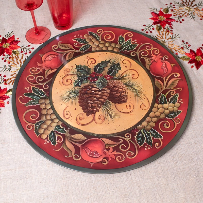 PLATO DE SITIO FLORAL - 1
