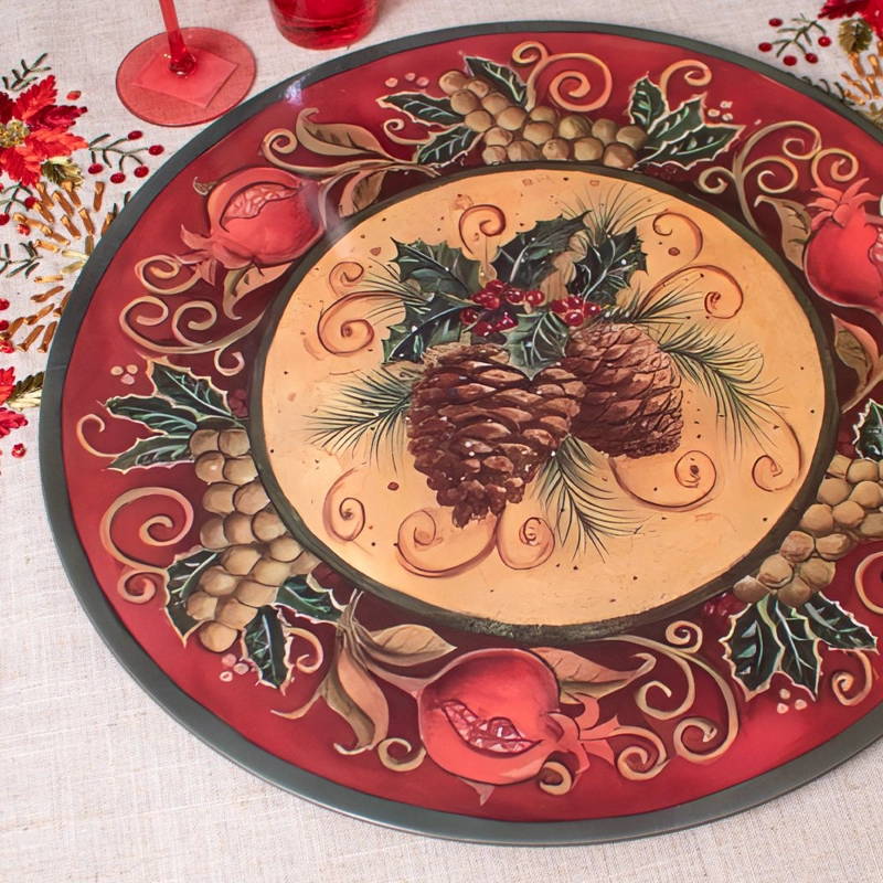 PLATO DE SITIO FLORAL - 2