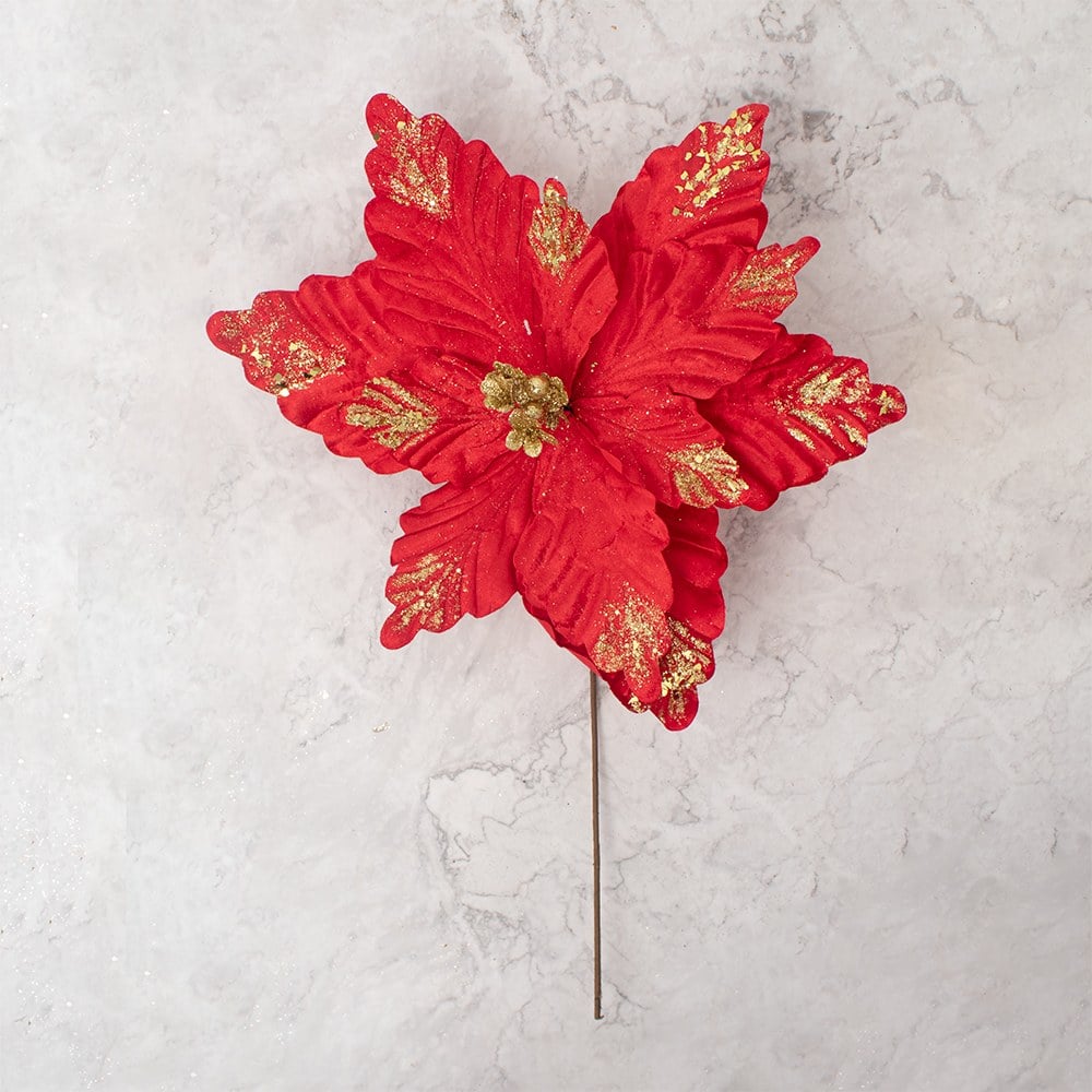 SETX2 FLORES POINSETTIAS 74CM PVC SURTIDOS - 2