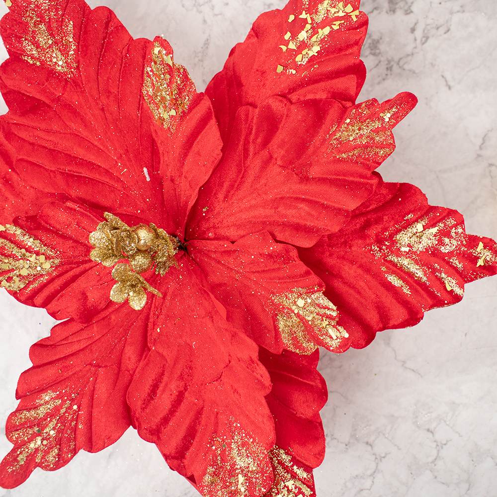SETX2 FLORES POINSETTIAS 74CM PVC SURTIDOS - 3