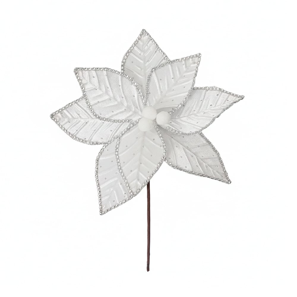 SETX3 FLORES POINSETTIAS 35CM PVC - 1