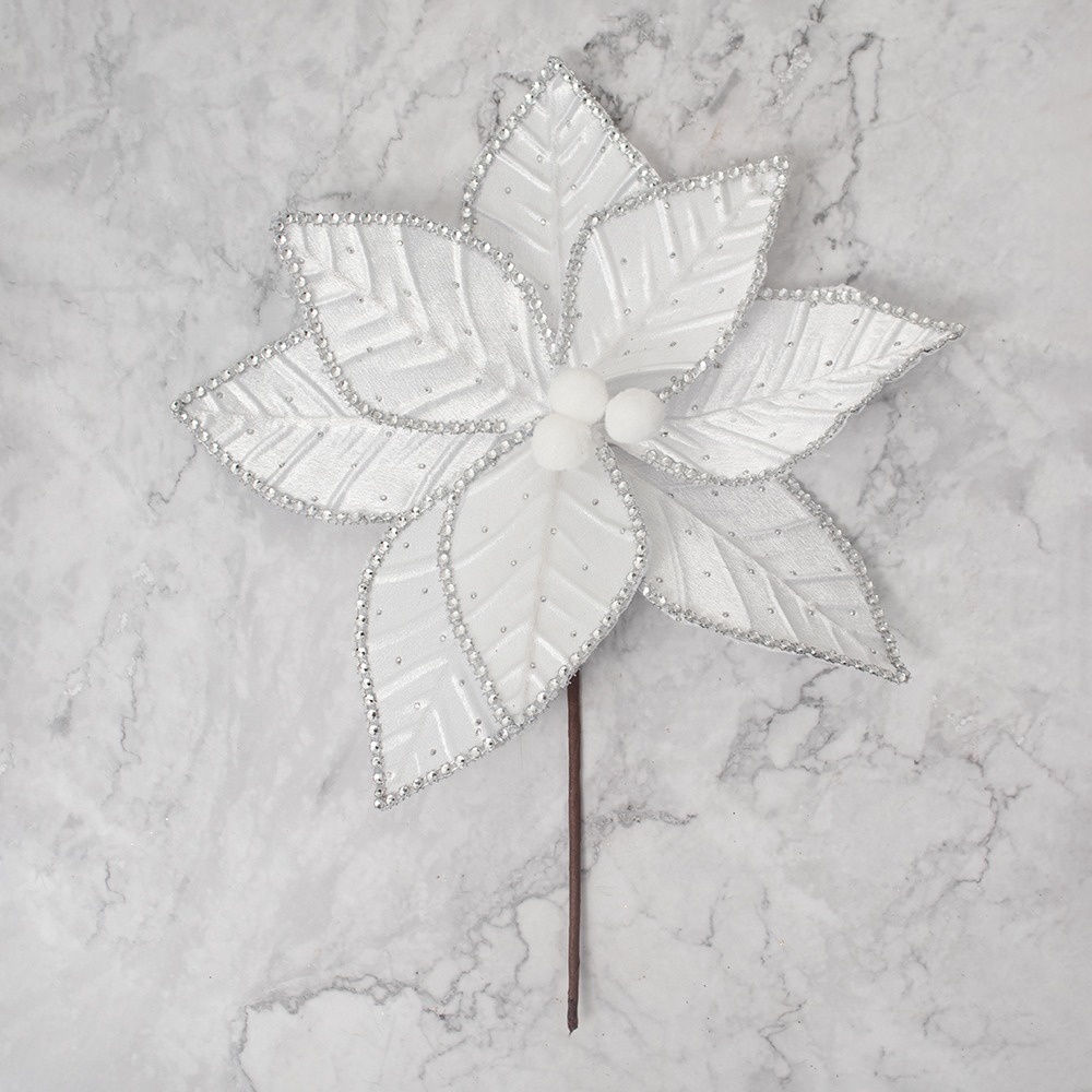 SETX3 FLORES POINSETTIAS 35CM PVC - 2