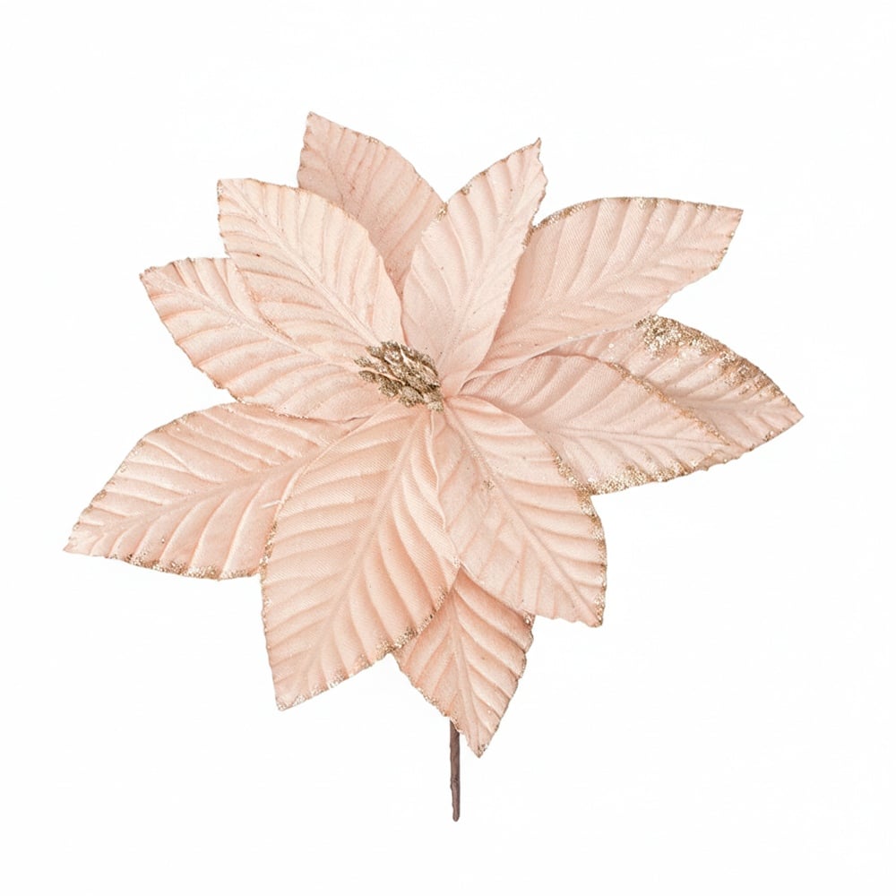 SETX4 FLORES POINSETTIAS 36CM PVC SURTIDOS - 1