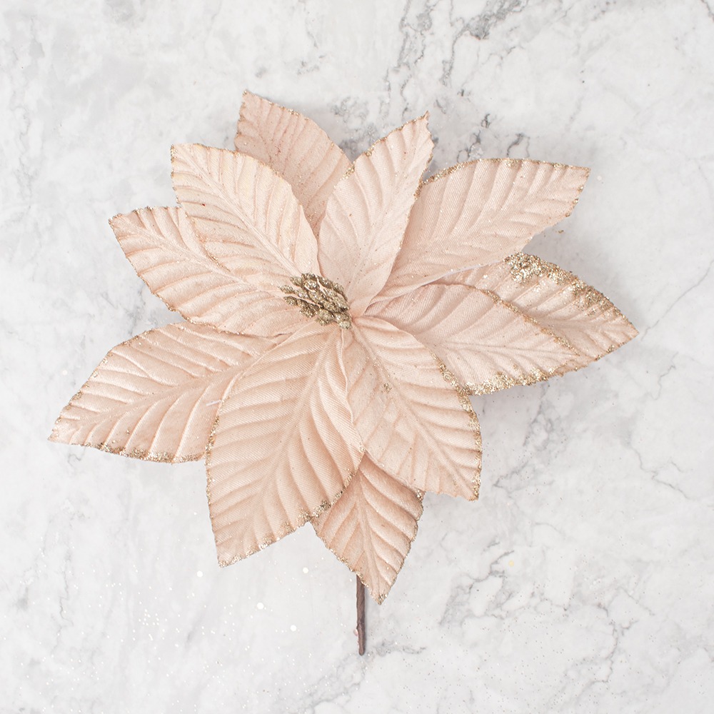 SETX4 FLORES POINSETTIAS 36CM PVC SURTIDOS - 2