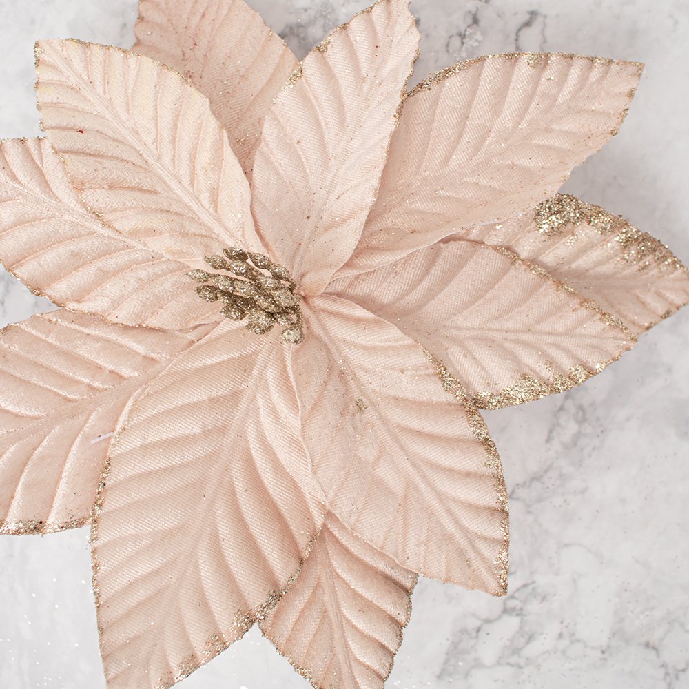 SETX4 FLORES POINSETTIAS 36CM PVC SURTIDOS - 3