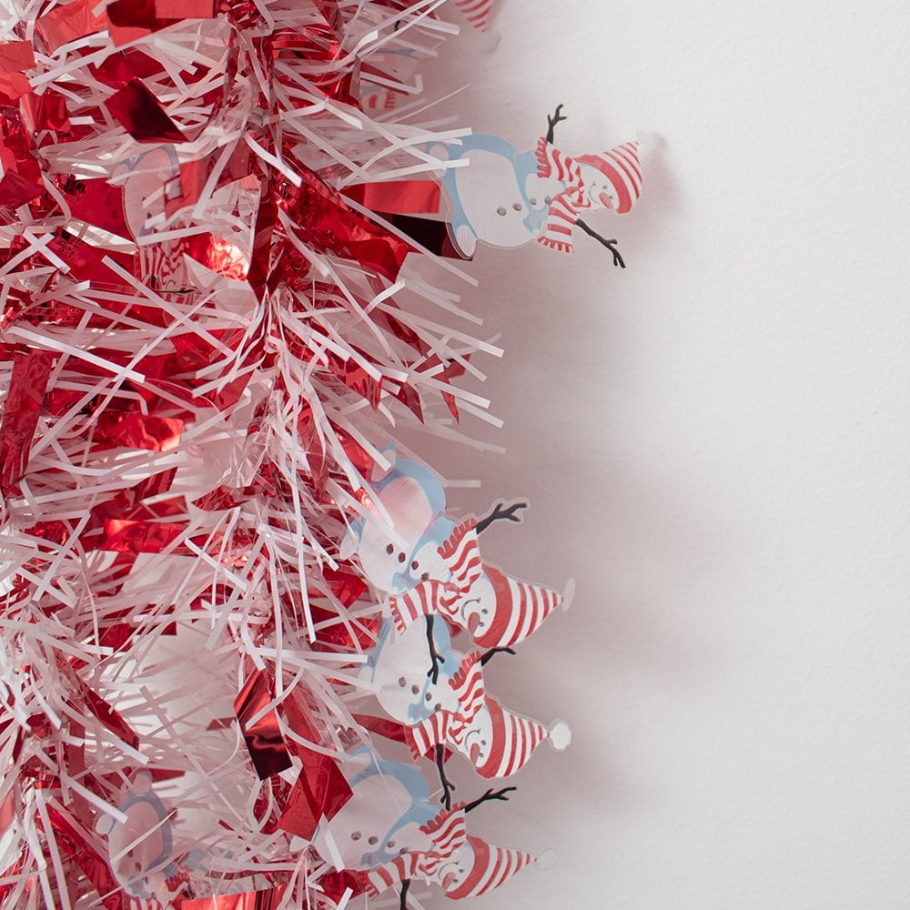 SETX6 GUIRNALDAS DE OROPEL SURTIDOS ROJO - 3