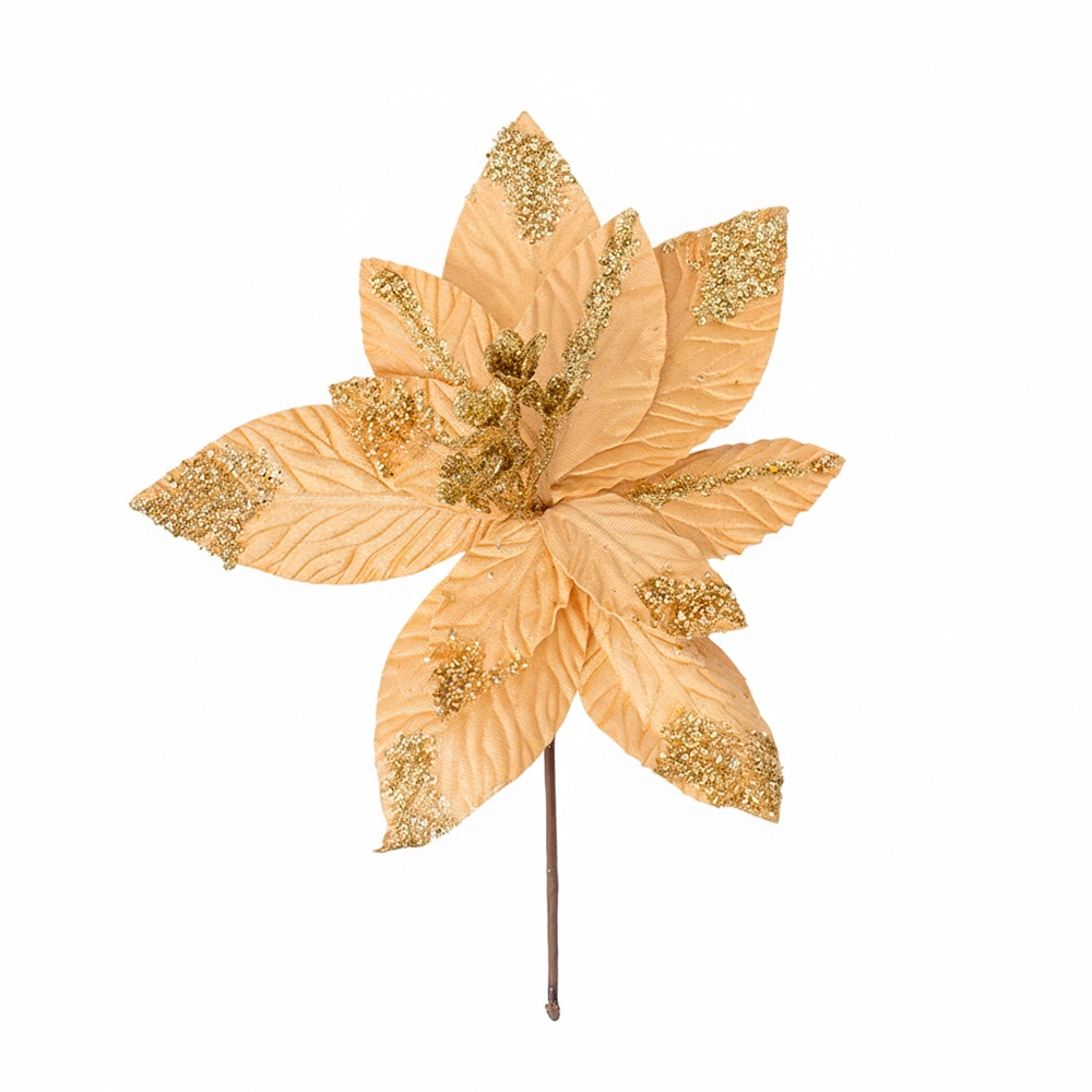SETX4 FLORES POINSETTIAS 35CM PVC SURTIDOS - 1