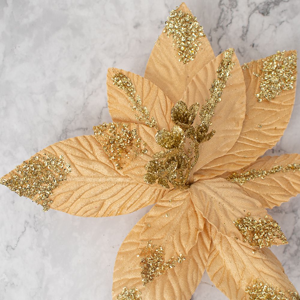 SETX4 FLORES POINSETTIAS 35CM PVC SURTIDOS - 3