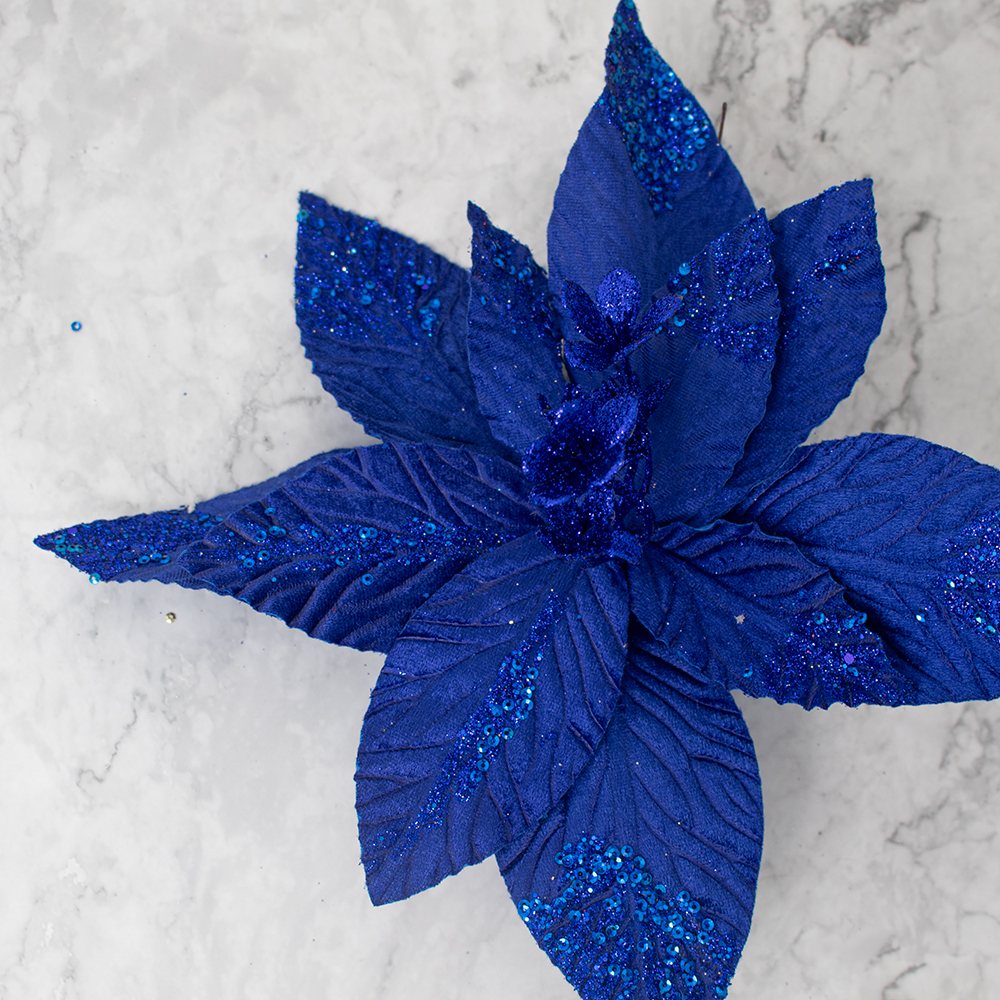 SETX4 FLORES POINSETTIAS 35CM PVC SURTIDOS - 7