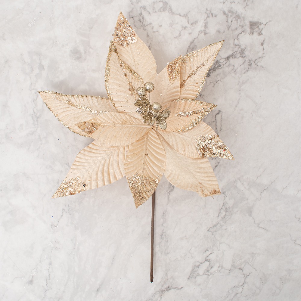 SETX4 FLORES POINSETTIAS PVC 30CM SURTIDOS - 2