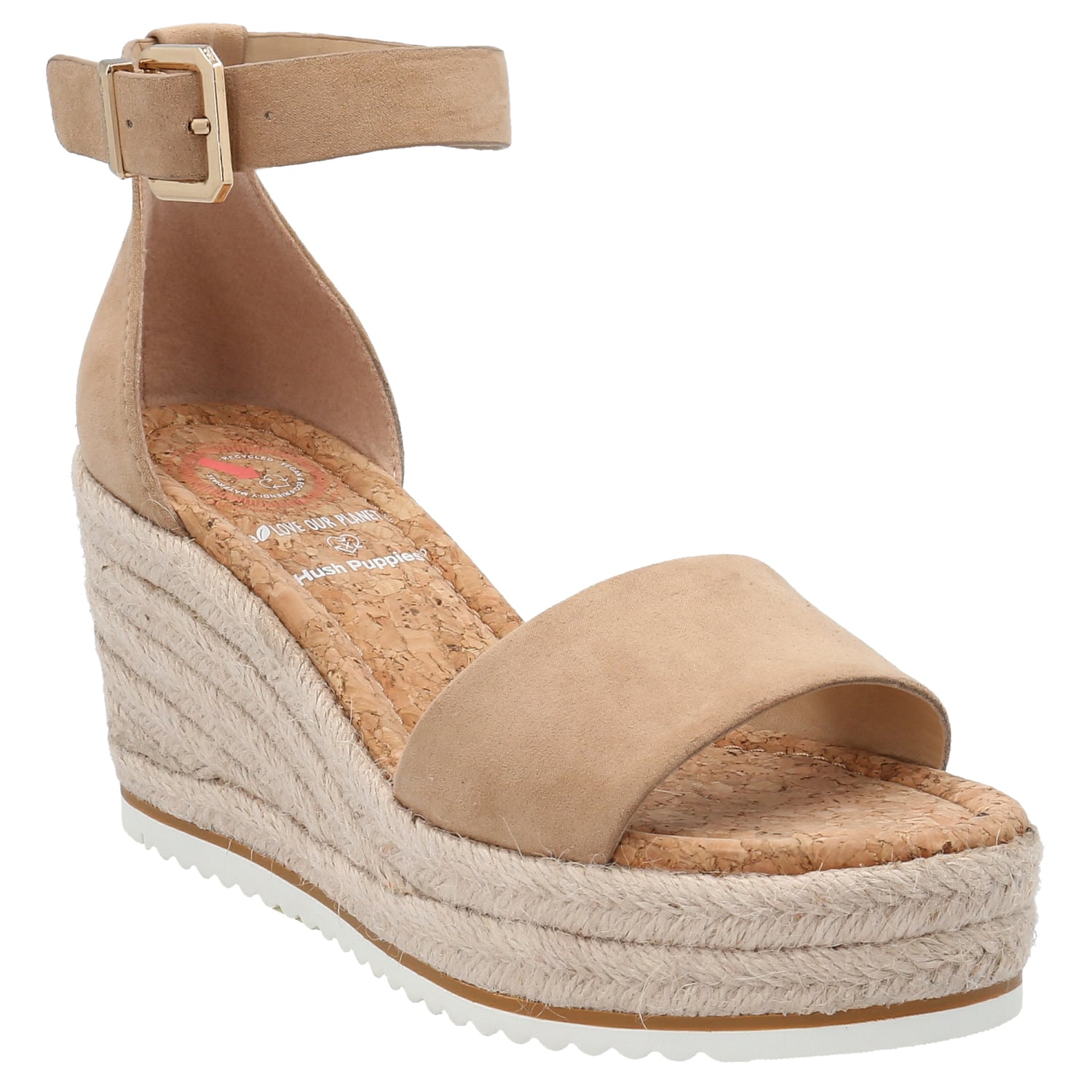 SANDALIA HUSH PUPPIES CIBELE BEIGE - 1
