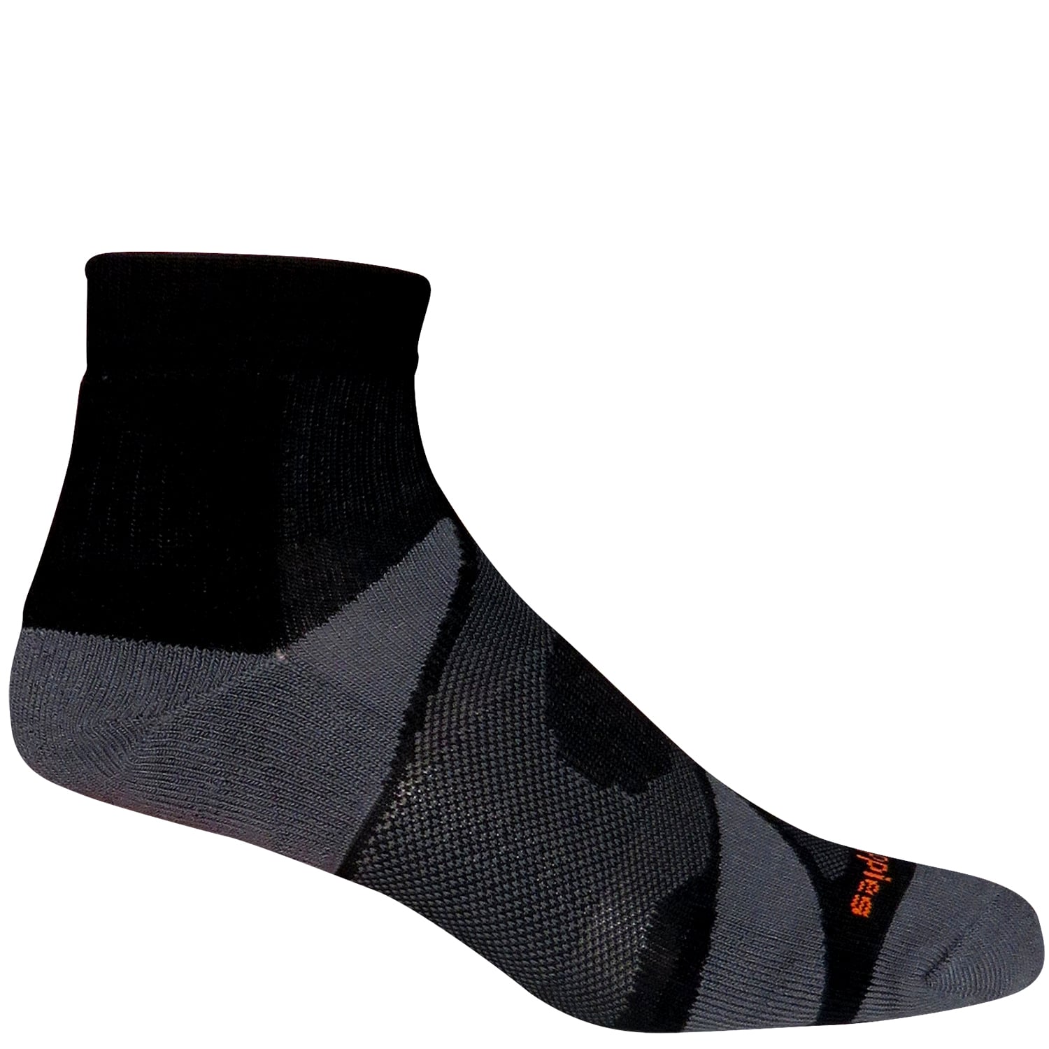 CALCETÍN HUSH PUPPIES H MOVE H QUARTER NEGRO - 1
