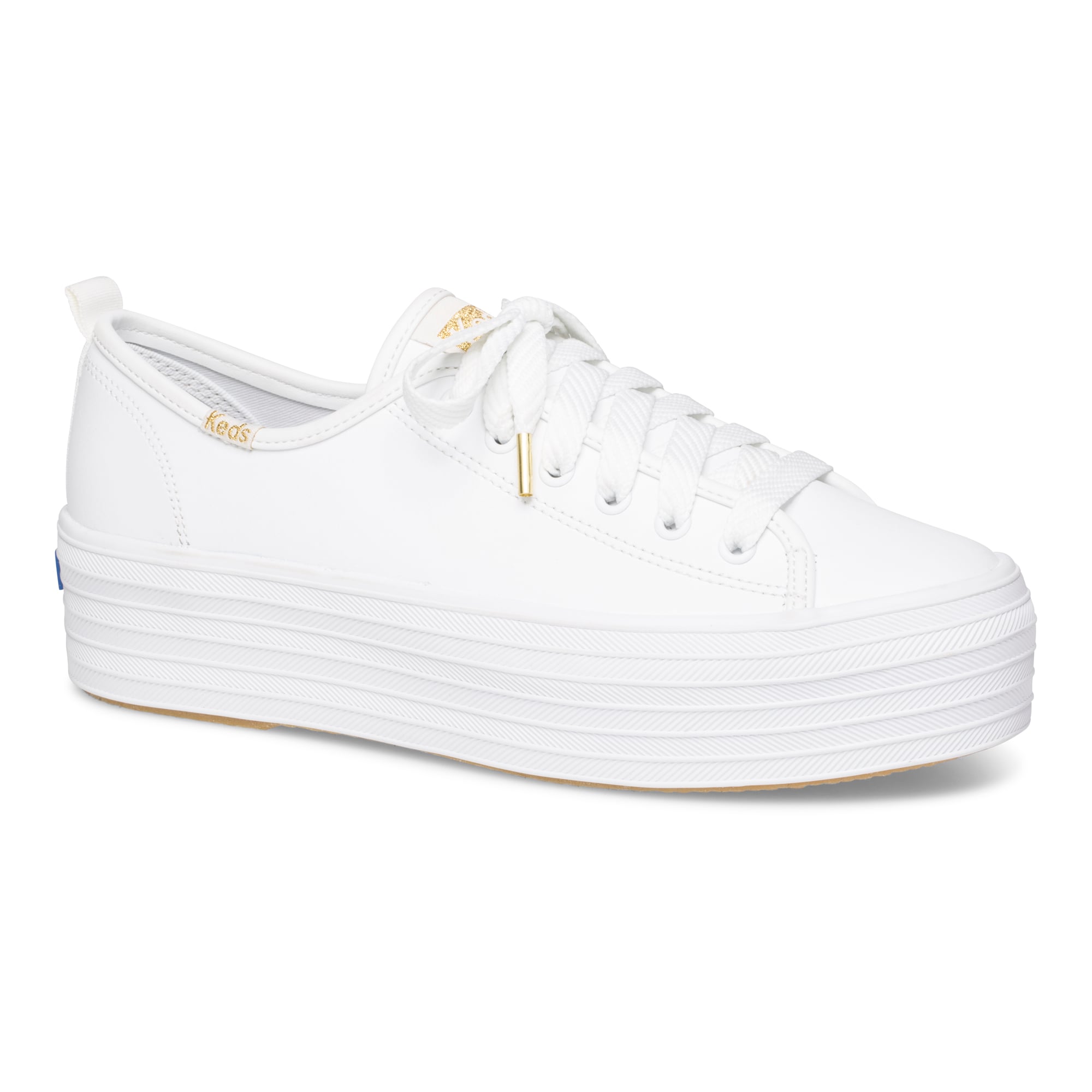 ZAPATILLA KEDS TRIPLE UP LEATHER WHITE - 1
