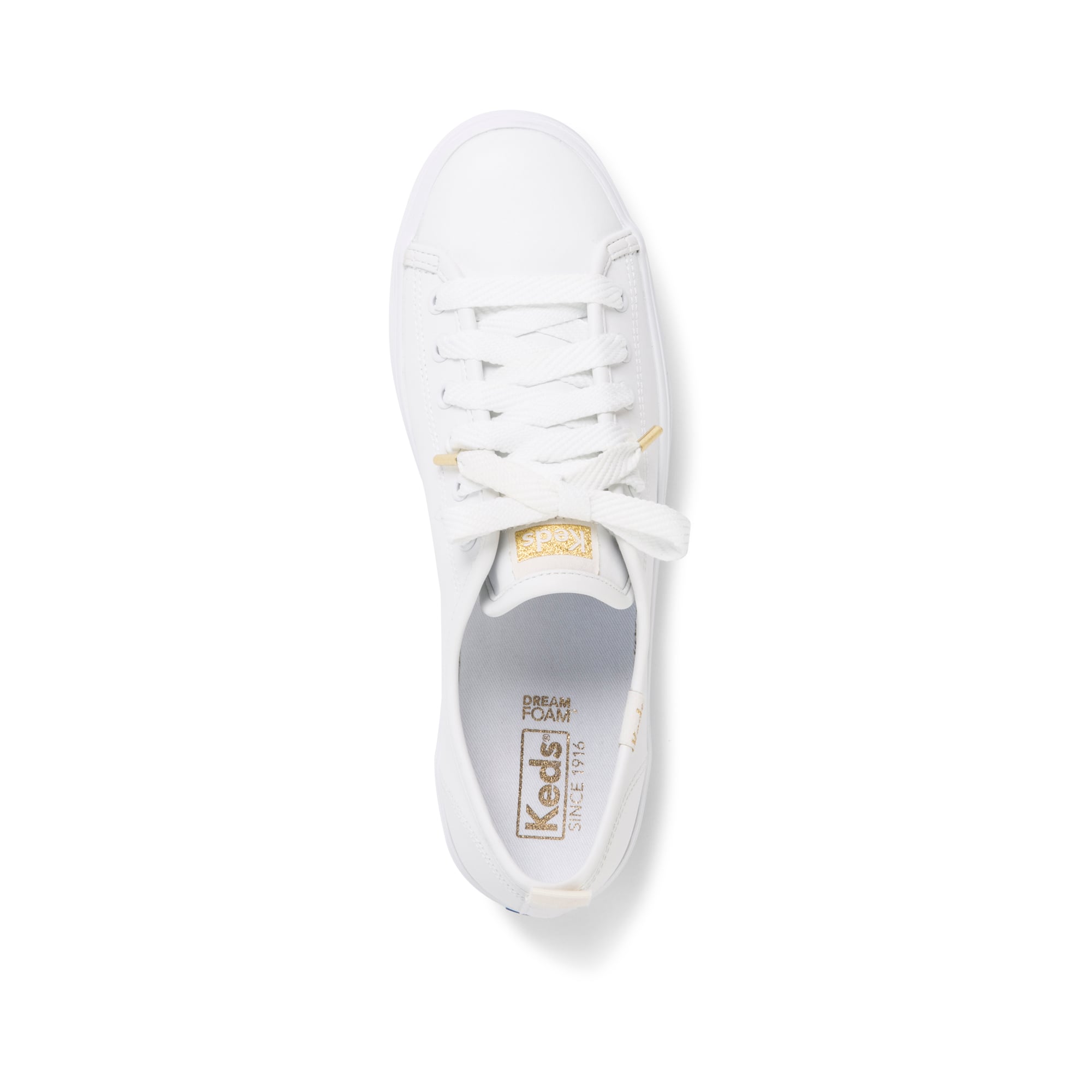 ZAPATILLA KEDS TRIPLE UP LEATHER WHITE - 2