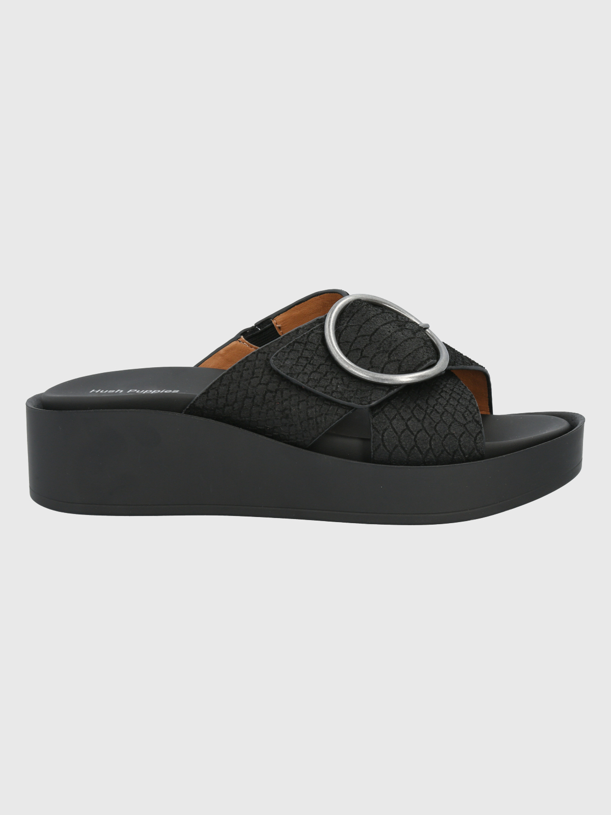 SANDALIA HUSH PUPPIES MUJER GISE NEGRO - 3