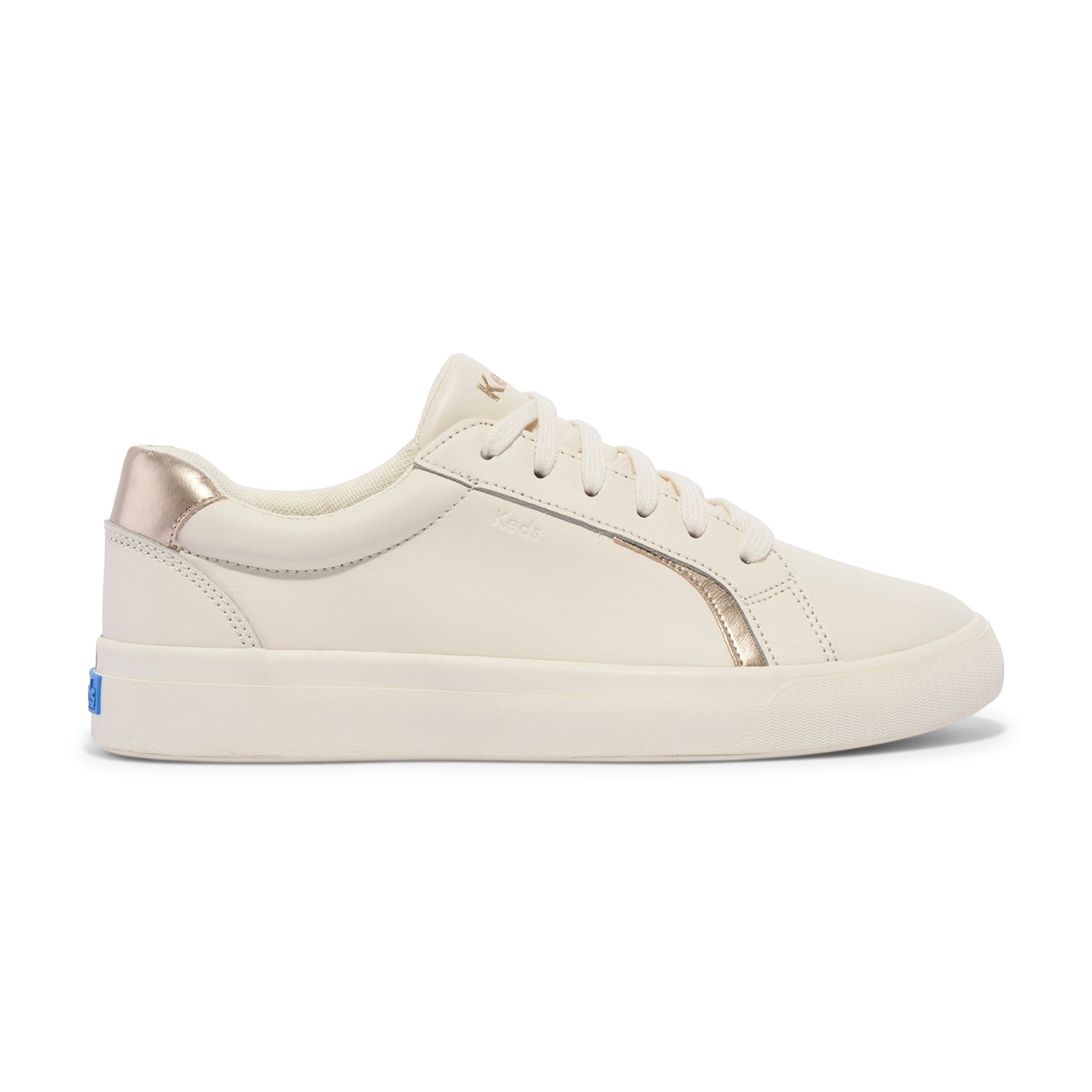 ZAPATILLA KEDS MUJER PURSUIT CUERO BLANCA - 1
