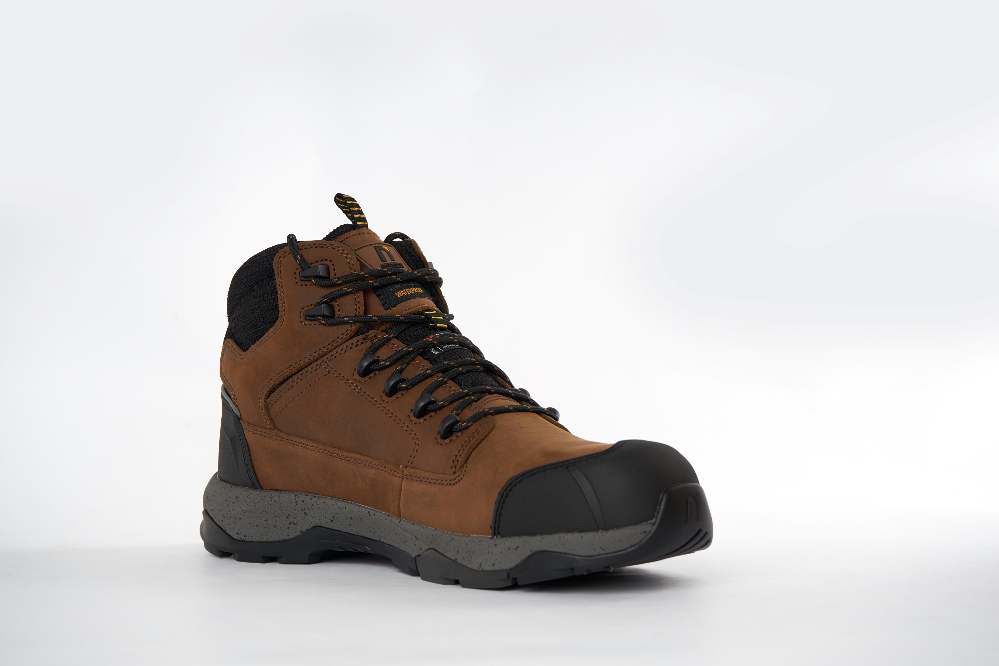 BOTAS DE SEGURIDAD HOMBRE CUERO MARRÓN NOBUCK VIPER CT NORSEG SAFETY - 1
