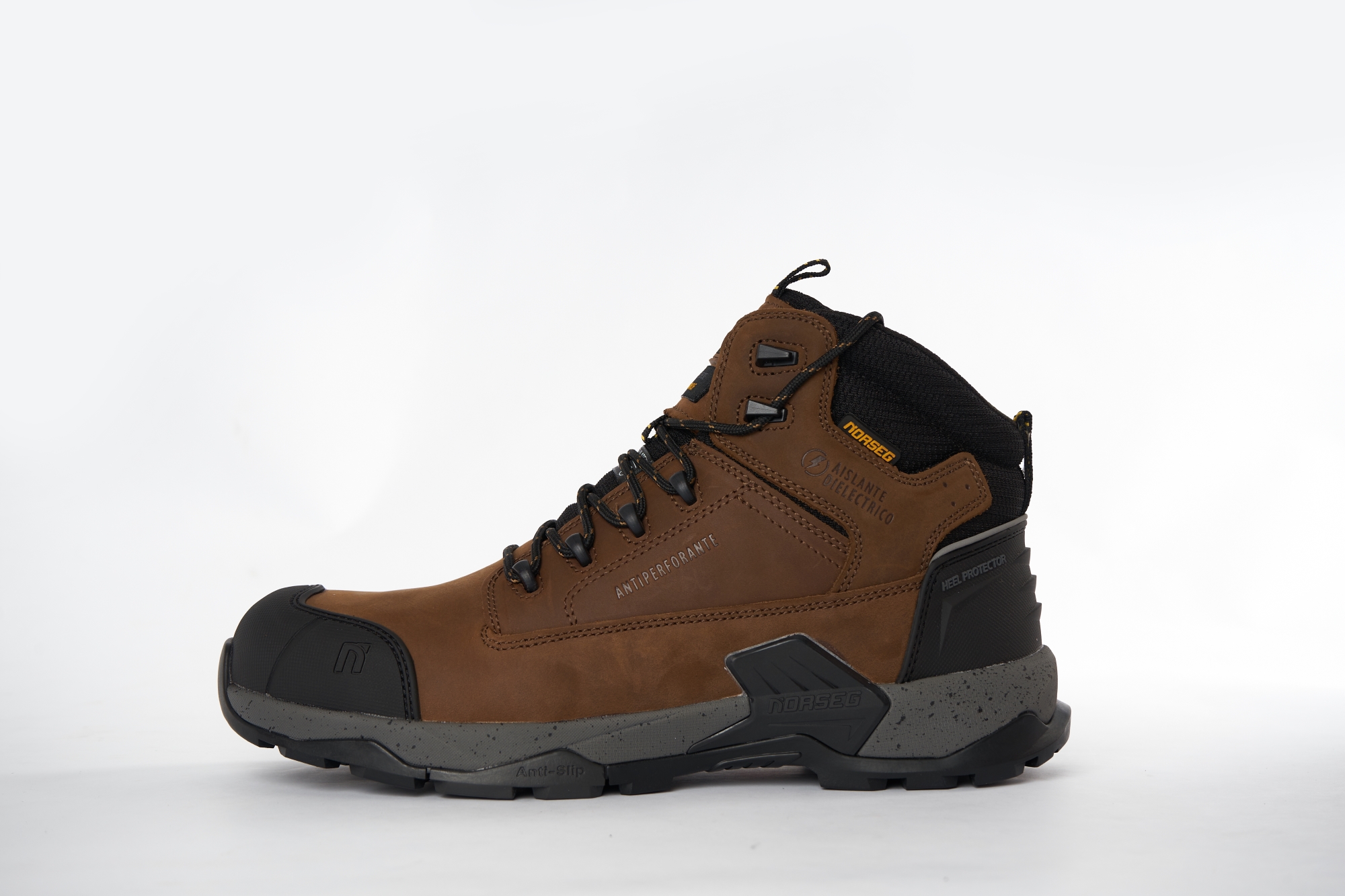 BOTAS DE SEGURIDAD HOMBRE CUERO MARRÓN NOBUCK VIPER CT NORSEG SAFETY - 3
