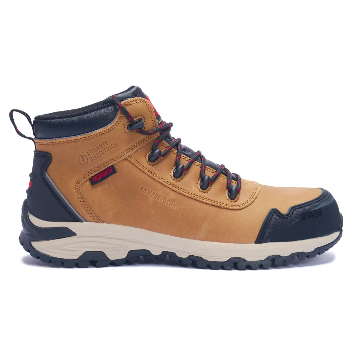 BOTA DE SEGURIDAD PARA HOMBRE CUERO NS652 RIVER CT MARRÓN NORSEG SAFETY - 3