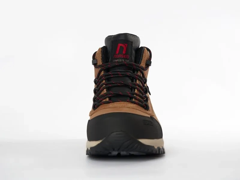BOTA DE SEGURIDAD PARA HOMBRE CUERO NS652 RIVER CT MARRÓN NORSEG SAFETY - 4