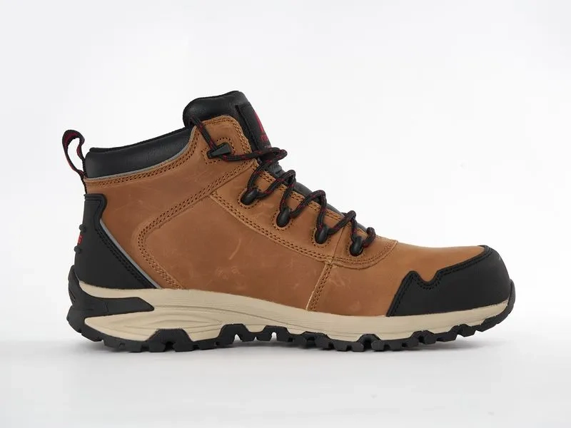 BOTA DE SEGURIDAD PARA HOMBRE CUERO NS652 RIVER CT MARRÓN NORSEG SAFETY - 6