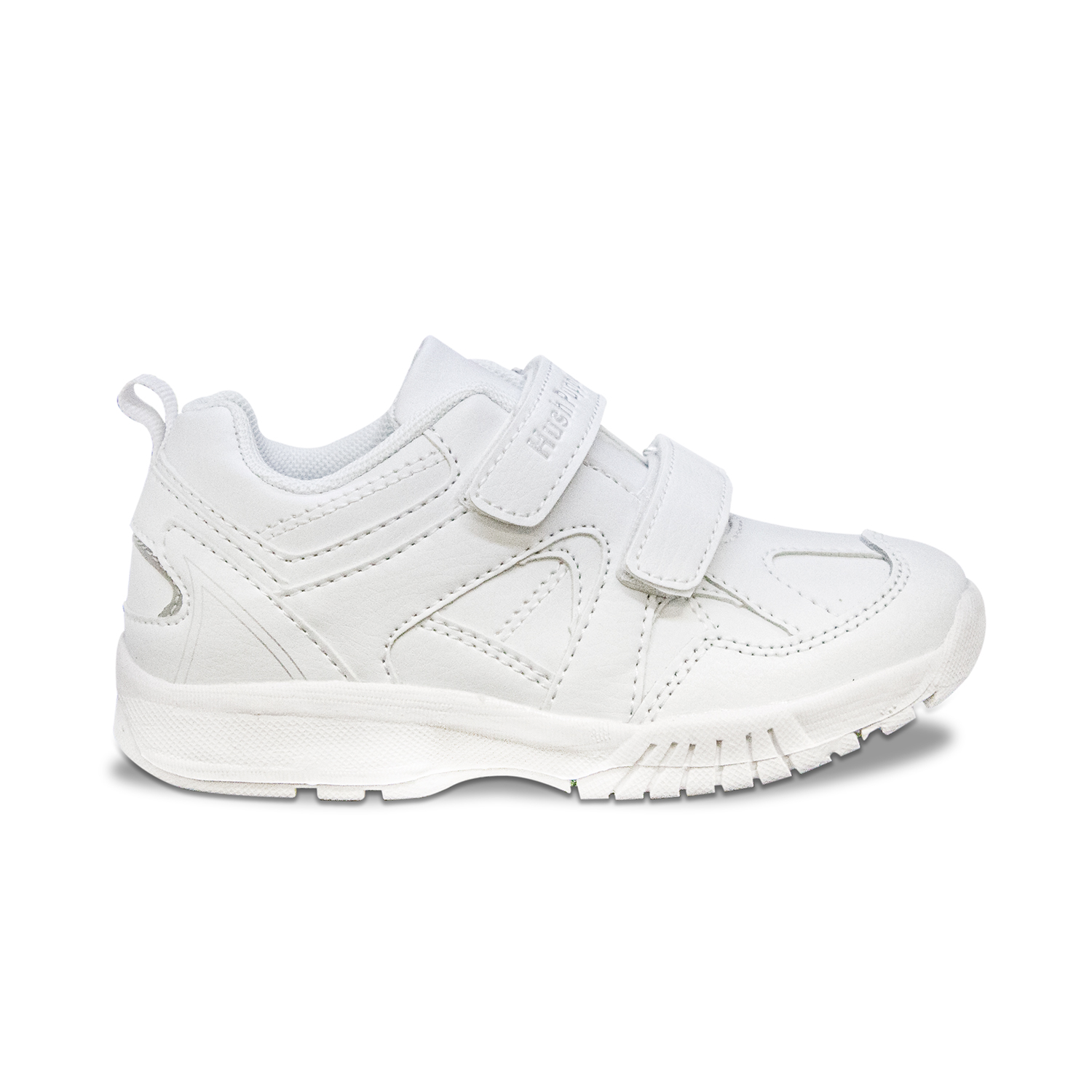 ZAPATILLA HUSH PUPPIES KIDS RACE 2 VELCROS BLANCO - 3