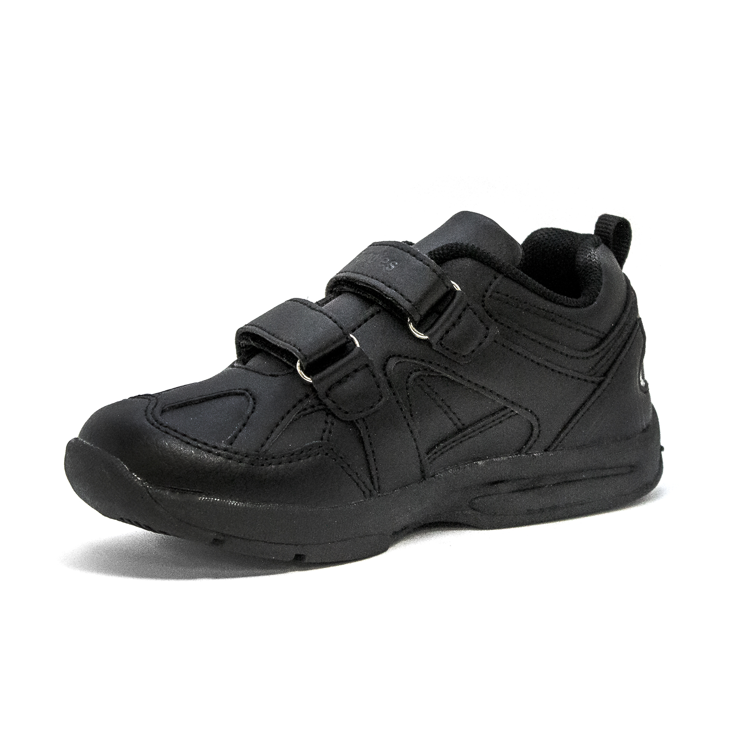 ZAPATILLA HUSH PUPPIES KIDS RACE 2 VELCROS NEGRO - 6