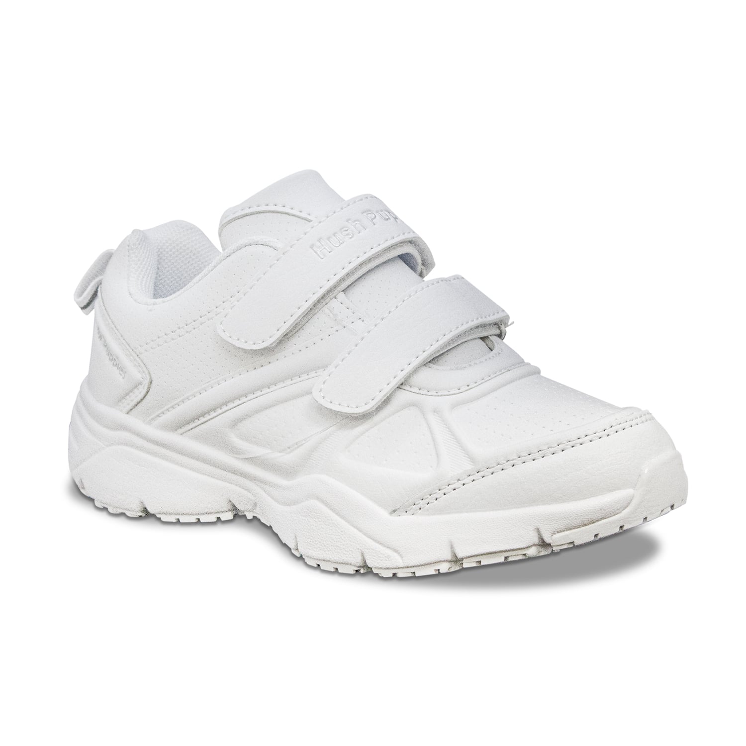ZAPATILLA HUSH PUPPIES KIDS RUNNER 2 VELCROS BLANCO - 1