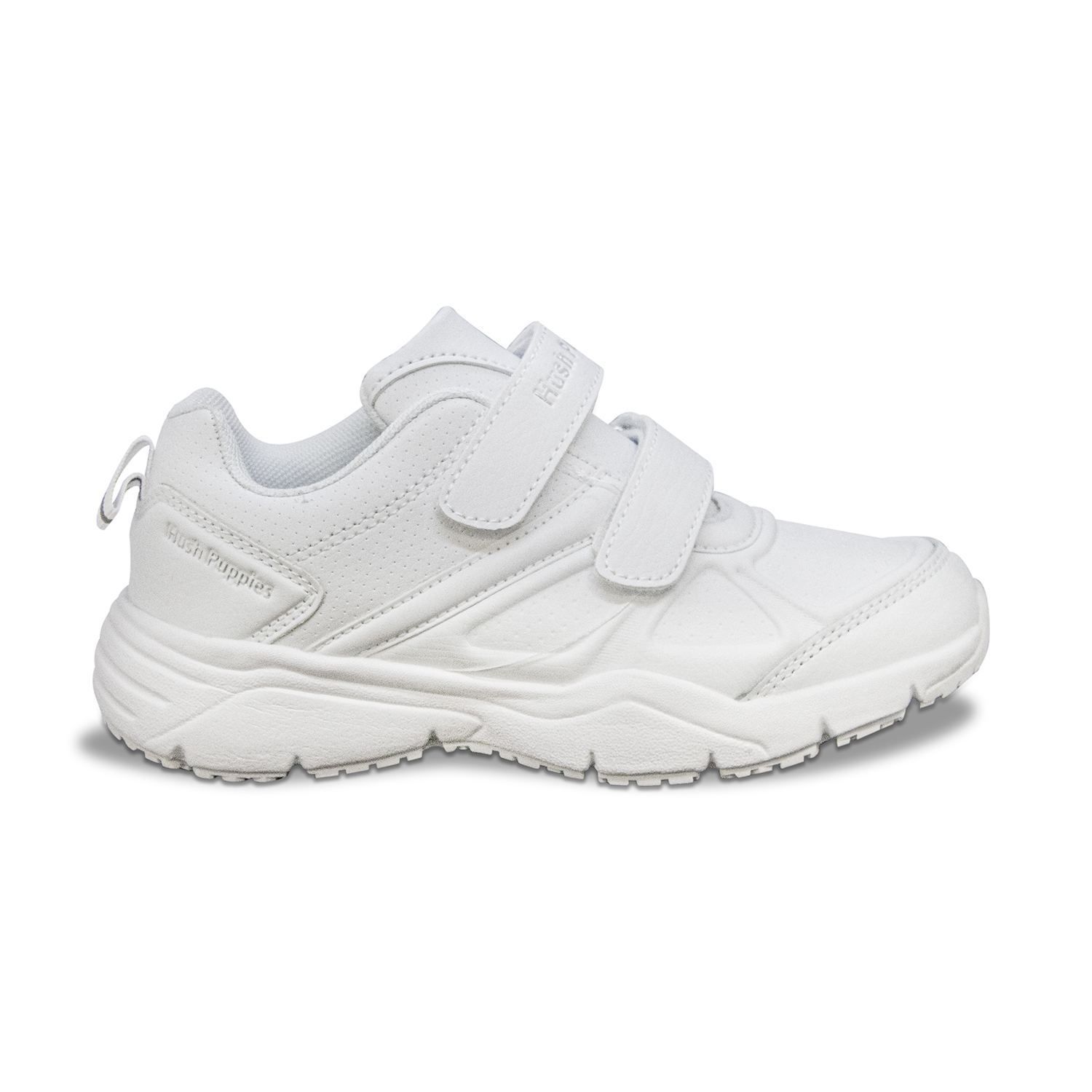 ZAPATILLA HUSH PUPPIES KIDS RUNNER 2 VELCROS BLANCO - 3