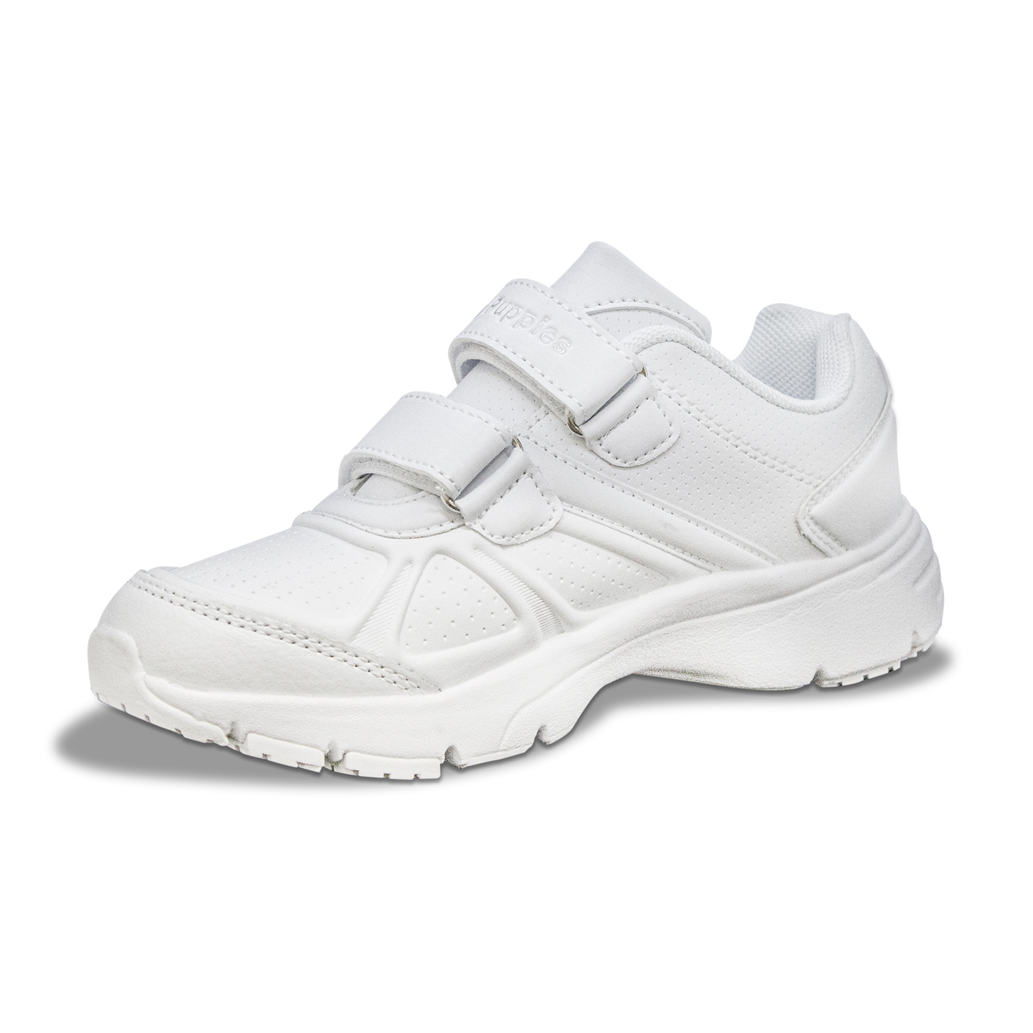 ZAPATILLA HUSH PUPPIES KIDS RUNNER 2 VELCROS BLANCO - 6