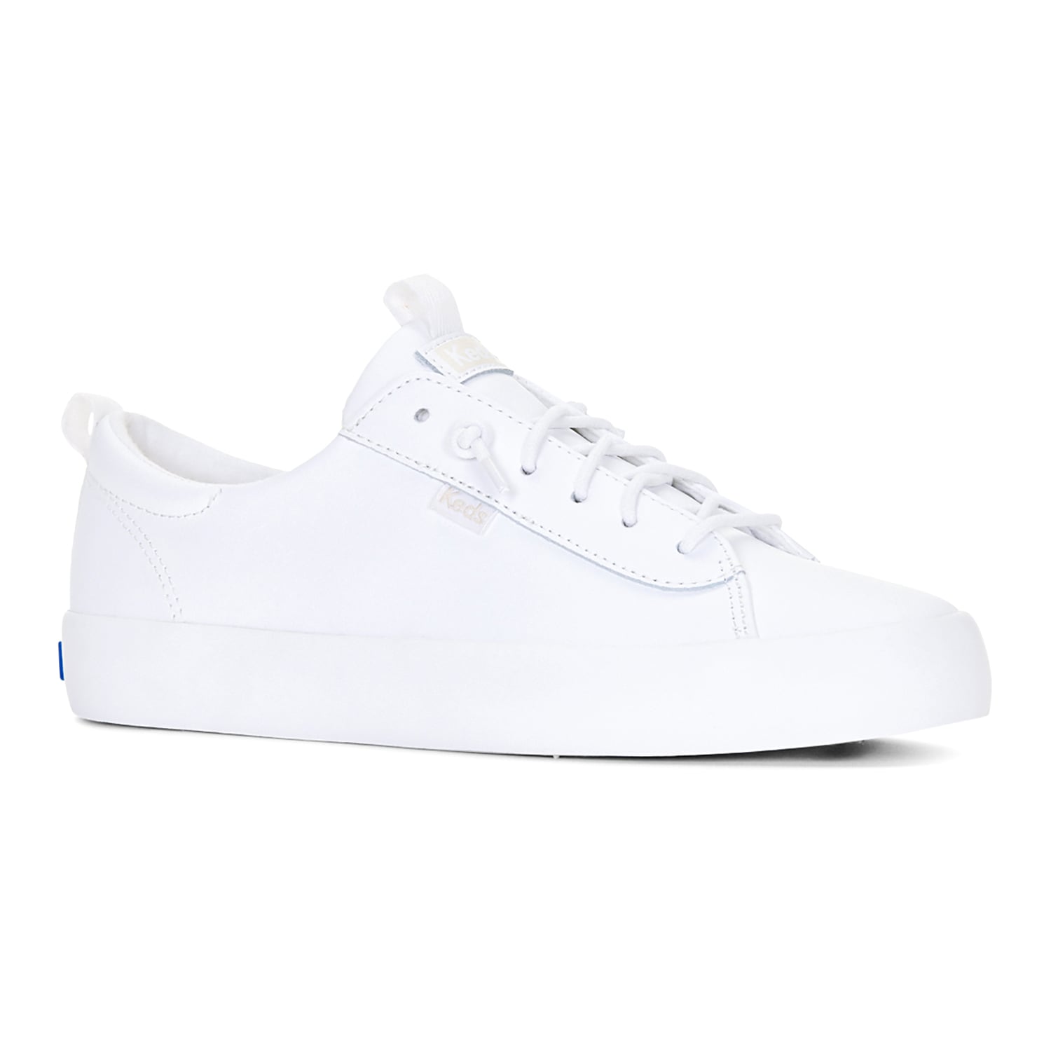 ZAPATILLA KEDS MUJER KICKBACK LEATHER WHITE BLANCO - 1