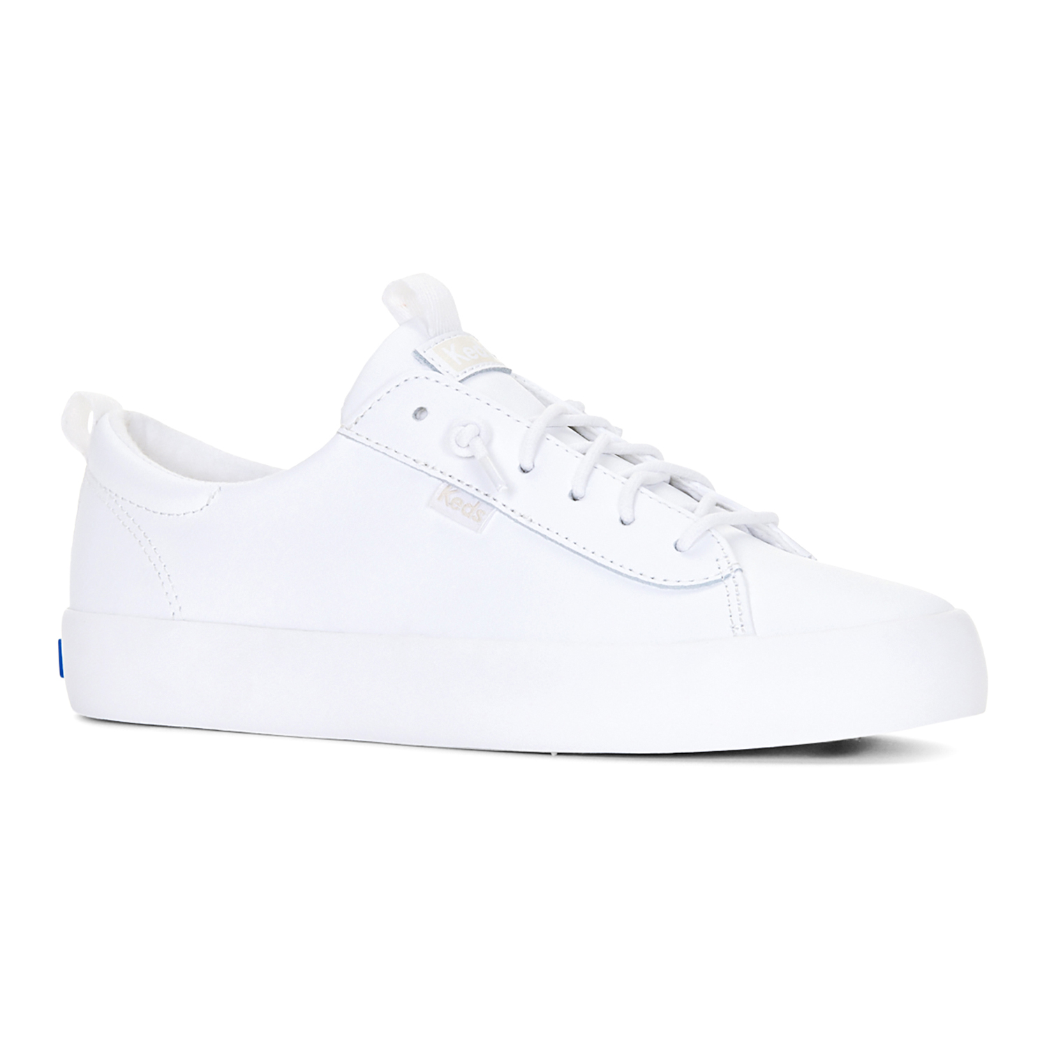 ZAPATILLA KEDS MUJER KICKBACK LEATHER WHITE BLANCO - 1