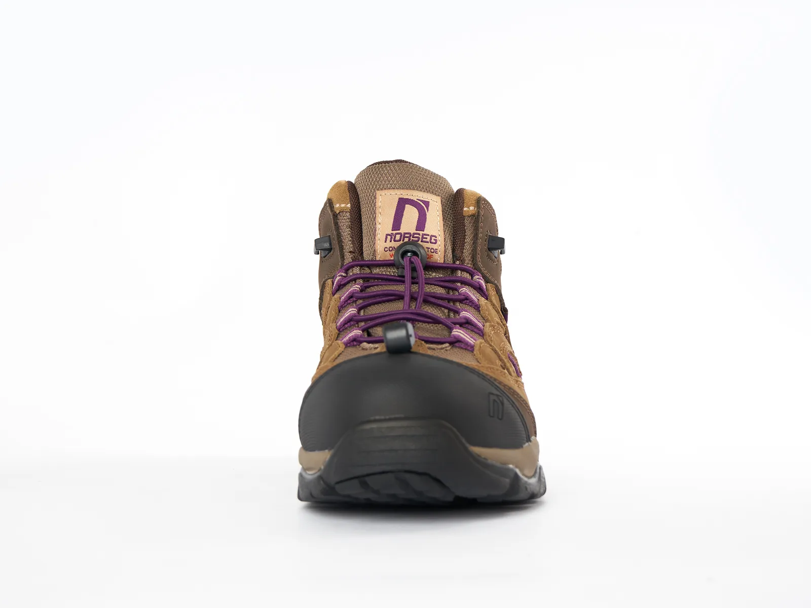BOTA DE SEGURIDAD PARA MUJER CUERO NOBUCK KATRINA CT BEIGE NORSEG SAFETY - 4