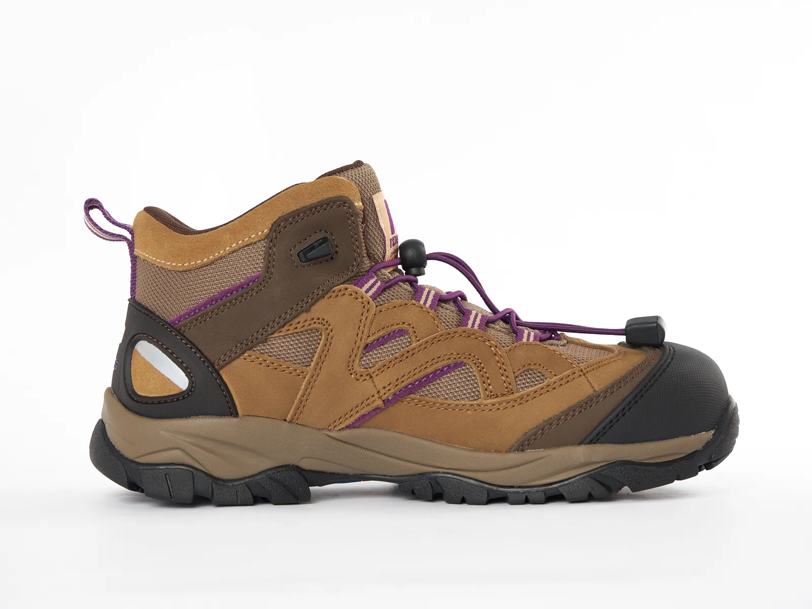 BOTA DE SEGURIDAD PARA MUJER CUERO NOBUCK KATRINA CT BEIGE NORSEG SAFETY - 5
