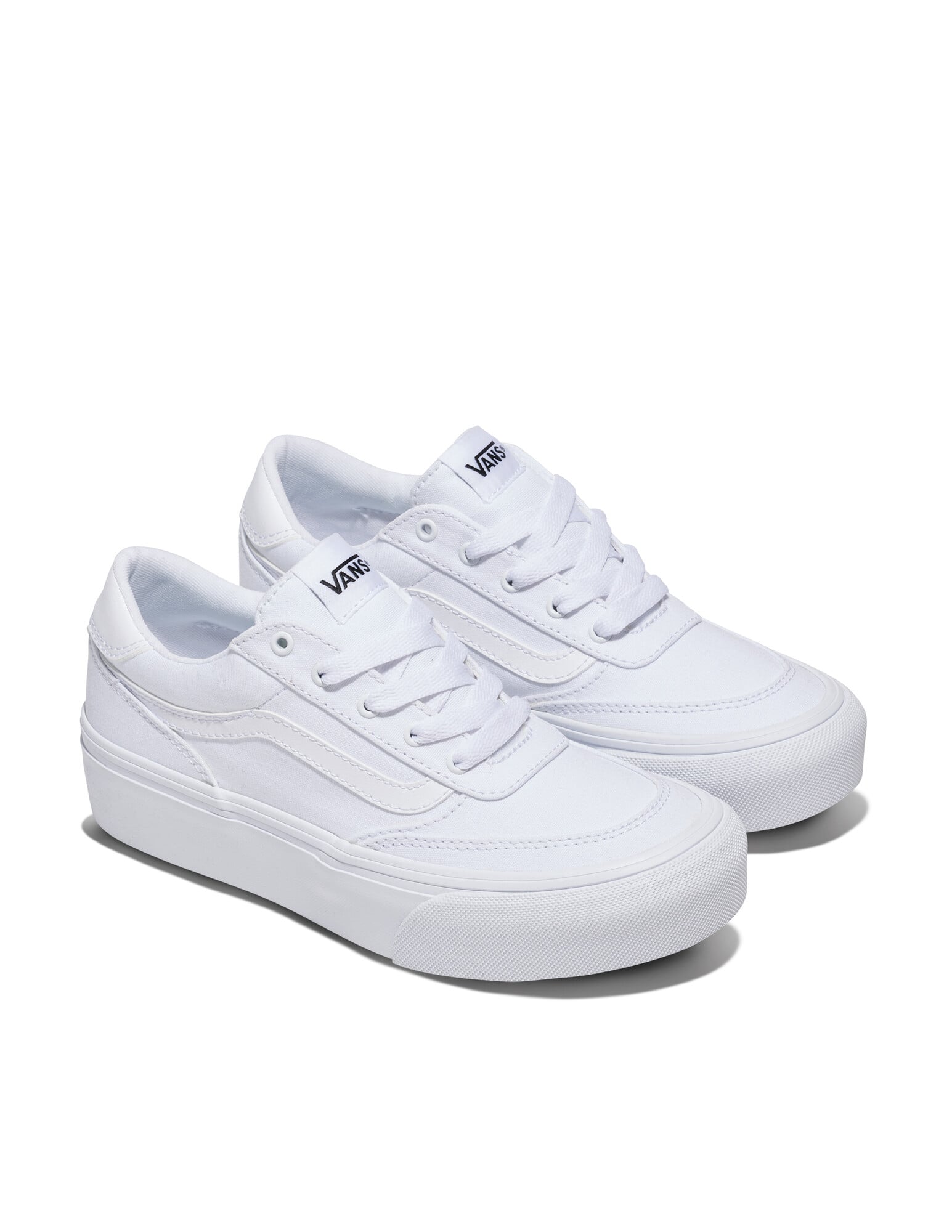 ZAPATILLAS VANS MUJER BROOKLYN LS PLATFORM BLANCO - 6