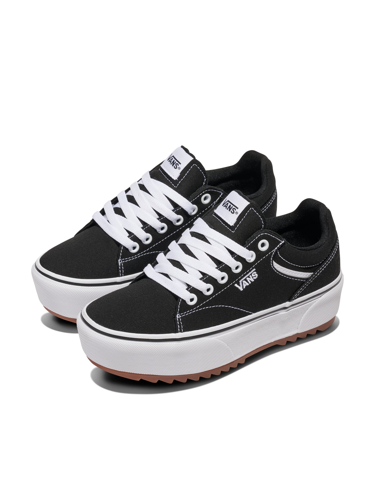 ZAPATILLAS VANS MUJER SELDAN PLATFORM ST NEGRO - 2