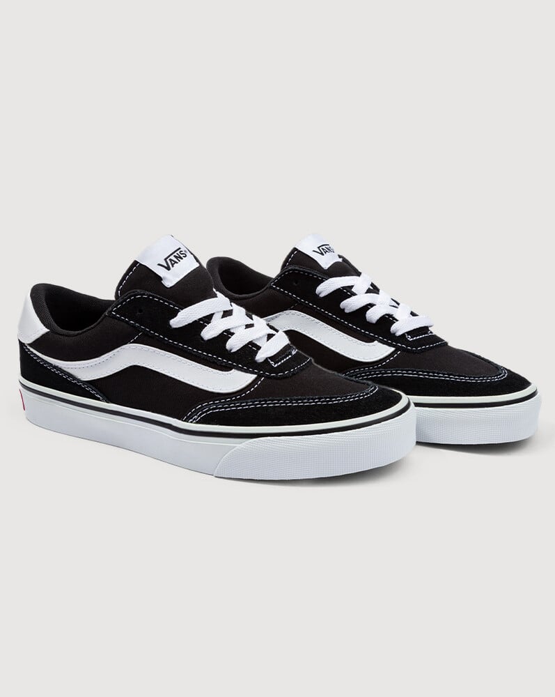 ZAPATILLAS VANS MUJER BROOKLYN LS NEGRO - 2