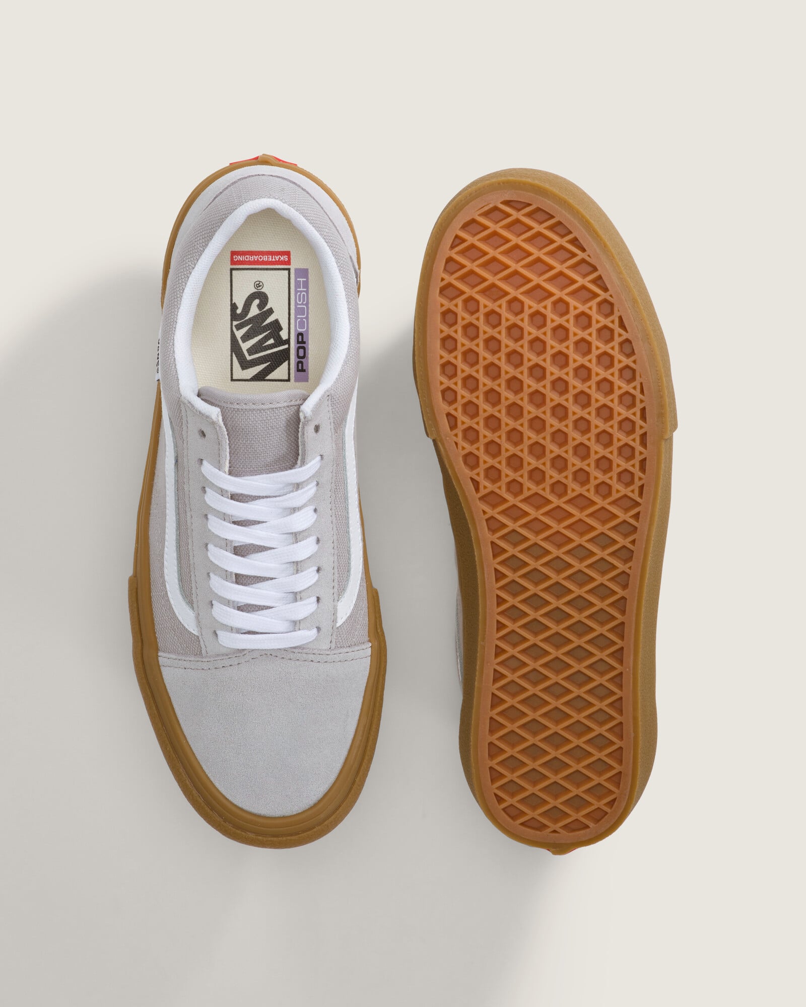 ZAPATILLAS VANS HOMBRE SKATE OLD SKOOL GRIS - 3