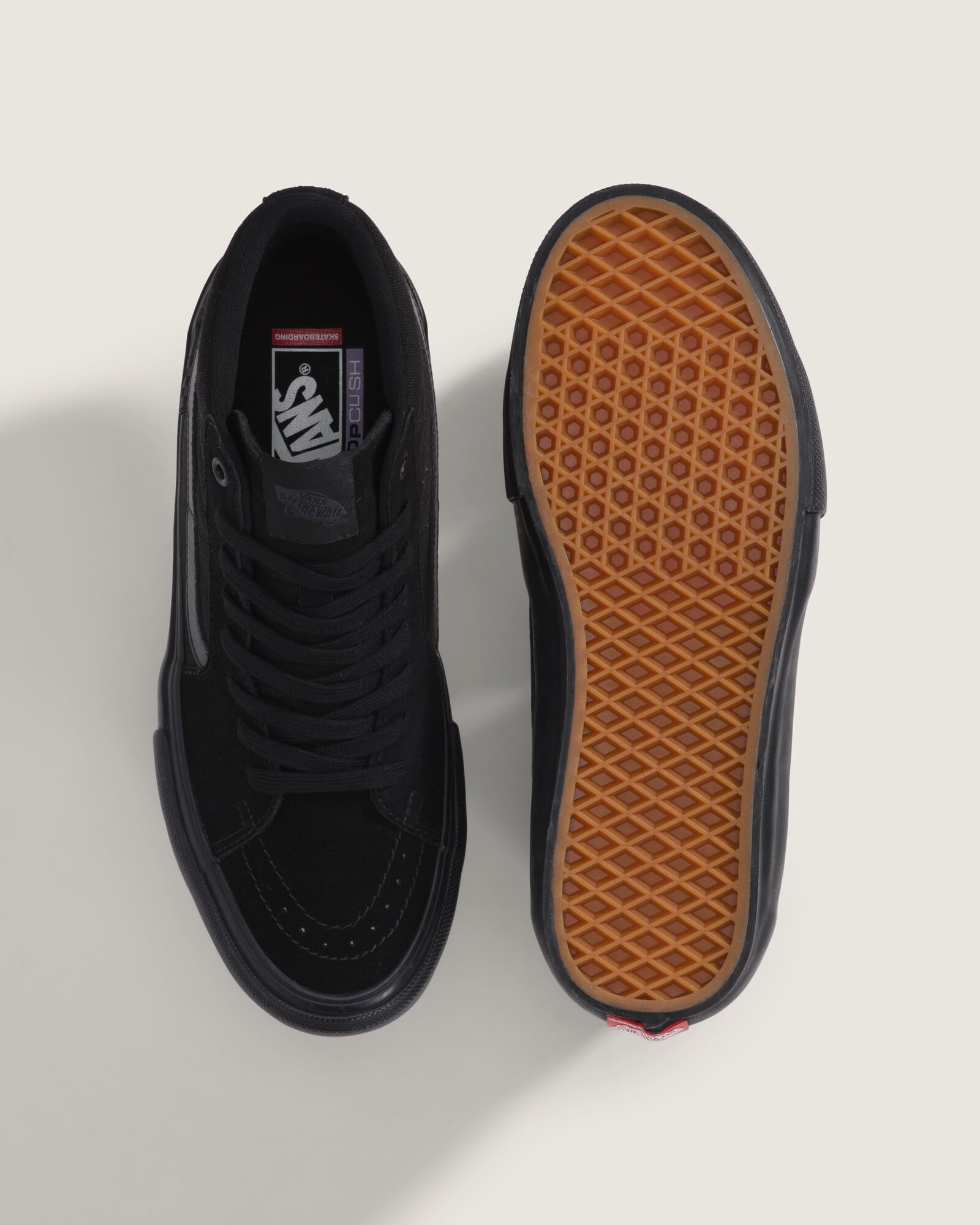 ZAPATILLAS VANS HOMBRE SKATE SK8-HI NEGRO - 3