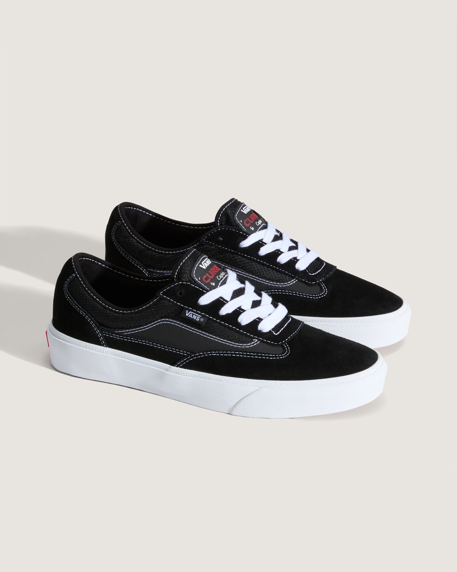 ZAPATILLAS VANS HOMBRE SKATE CURREN CAPLES NEGRO - 1