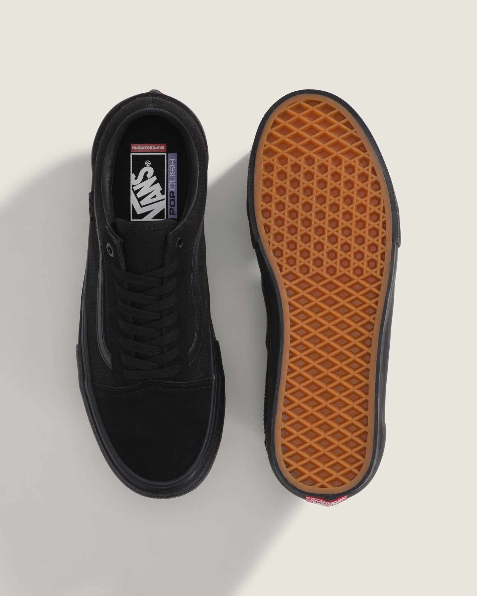 ZAPATILLAS VANS HOMBRE SKATE OLD SKOOL NEGRO - 3