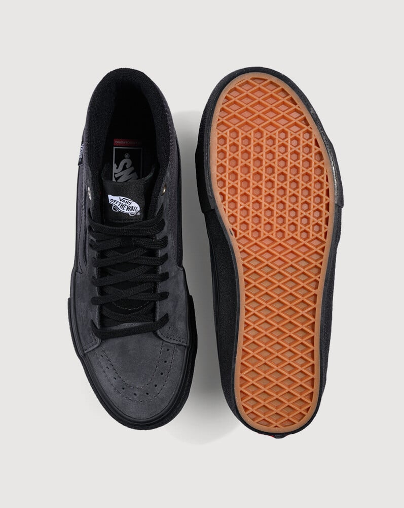 ZAPATILLAS VANS HOMBRE SKATE SK8-HI GRIS - 3