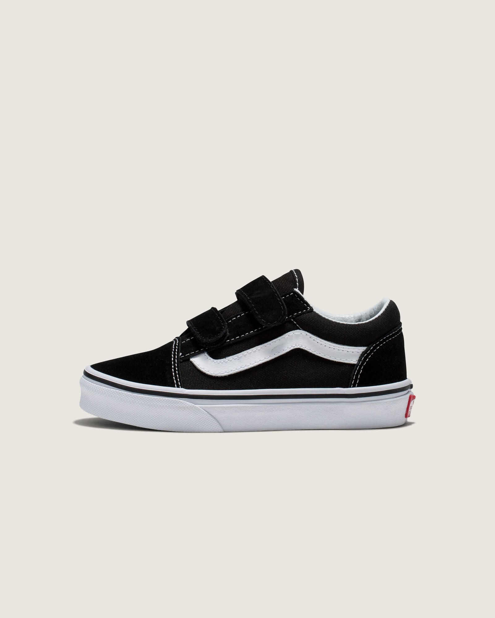 ZAPATILLAS VANS NIÑO OLD SKOOL V NEGRO - 1