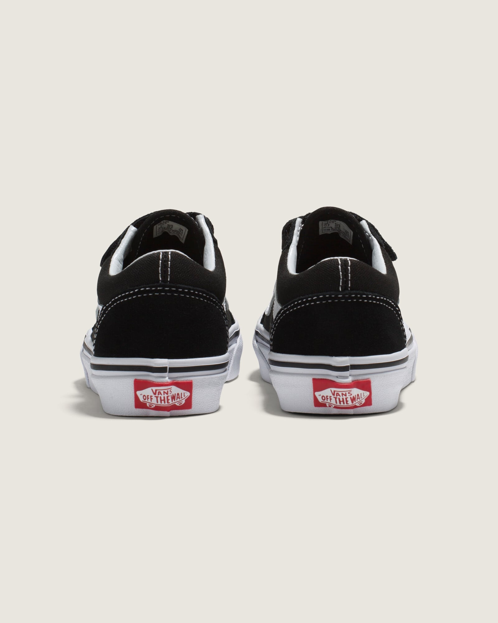 ZAPATILLAS VANS NIÑO OLD SKOOL V NEGRO - 4