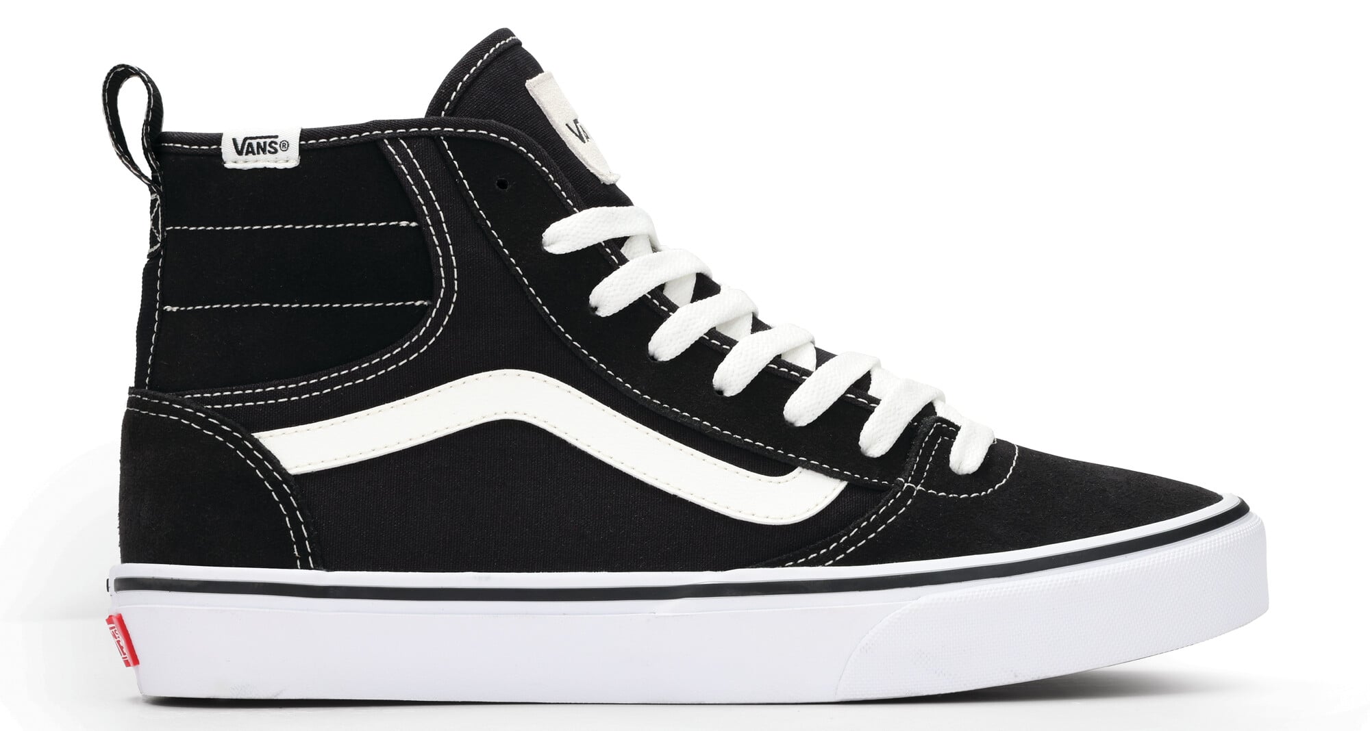 ZAPATILLAS VANS HOMBRE ASHWOOD HI DECON NEGRO - 1