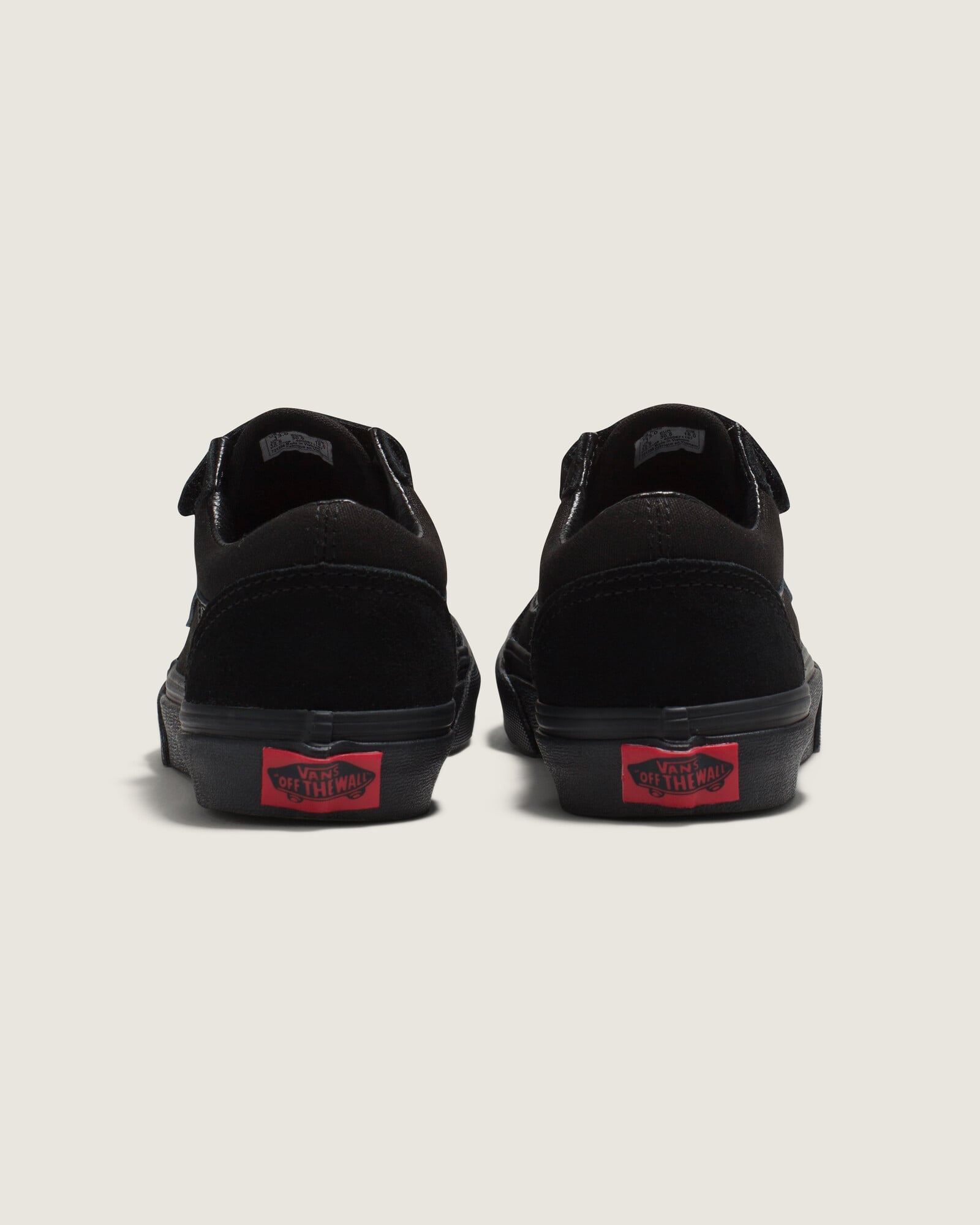 ZAPATILLAS VANS NIÑO OLD SKOOL V NEGRO - 4
